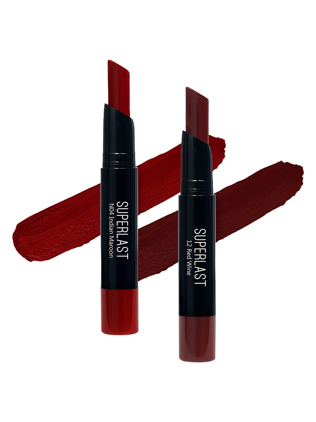 ME-ON Set of 2 Superlast Matte Lipstick - Shade 04 & 12