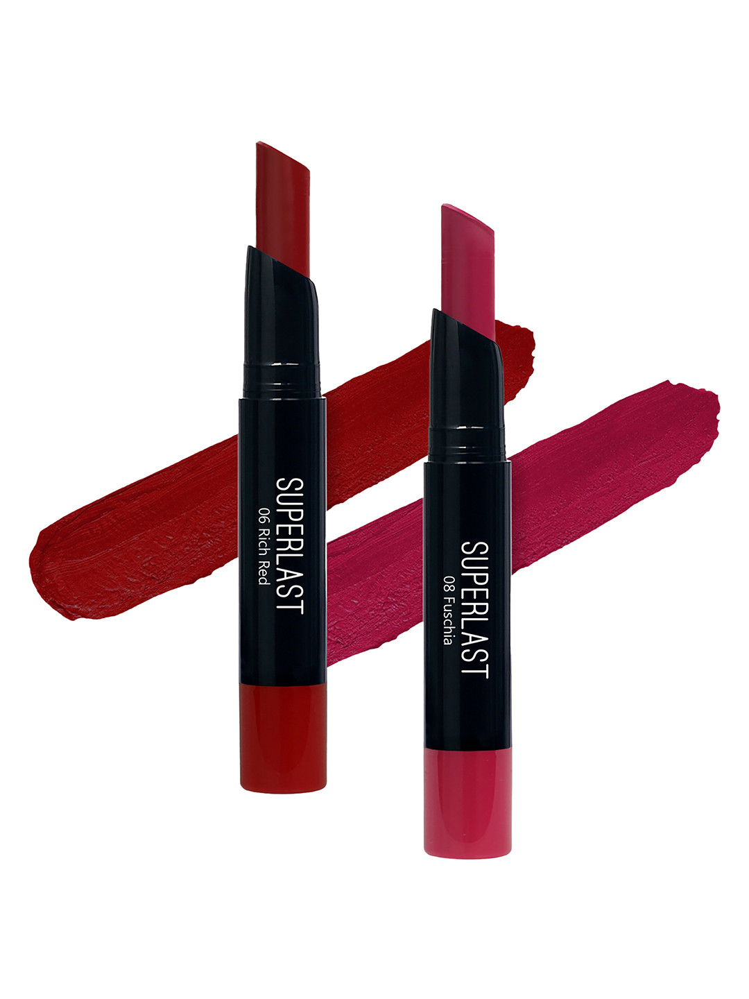 ME-ON Set of 2 Superlast Matte Lipstick - Shade 06 & 08