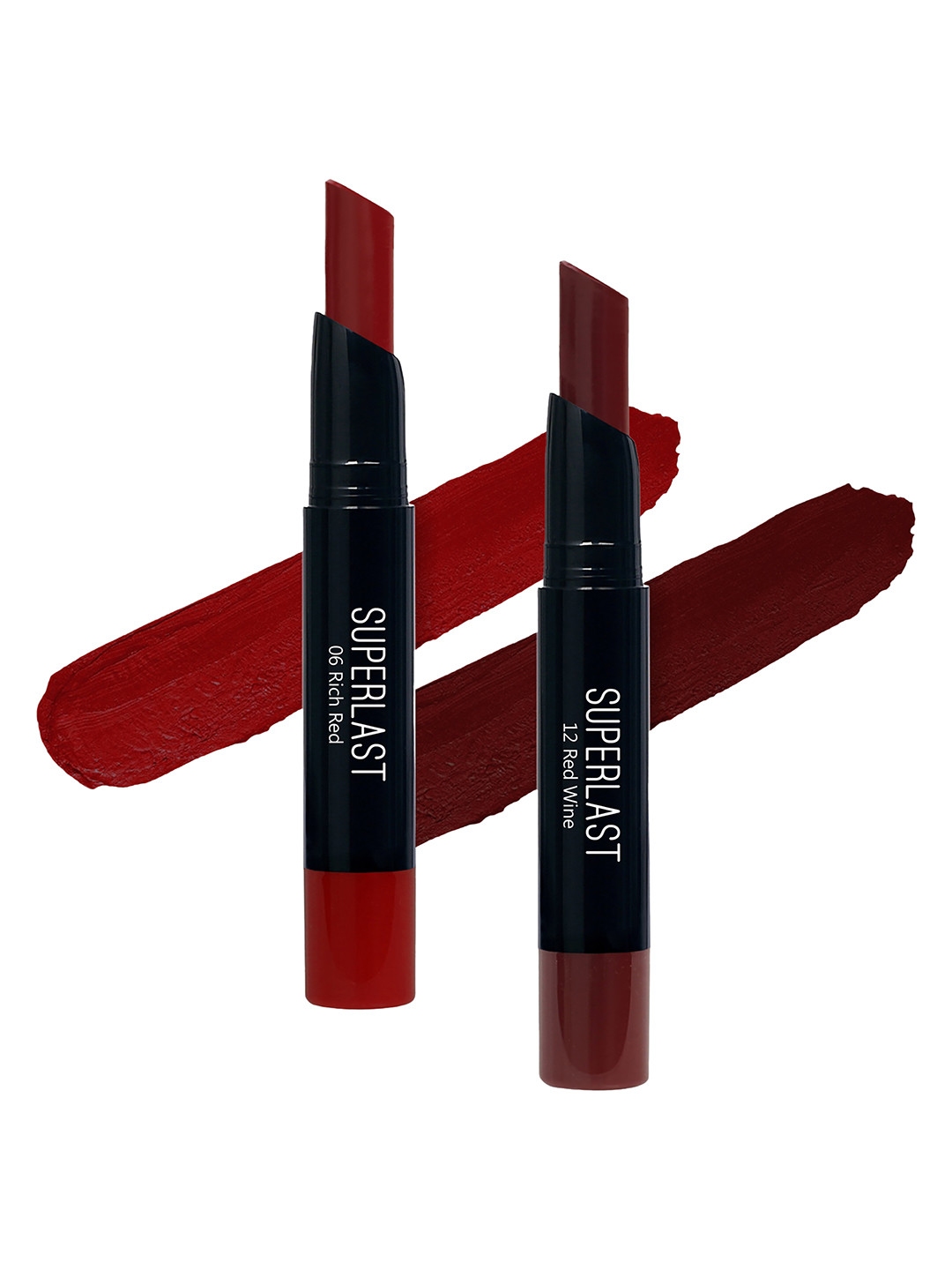 ME-ON Set of 2 Superlast Matte Lipstick - Shade 06 & 12