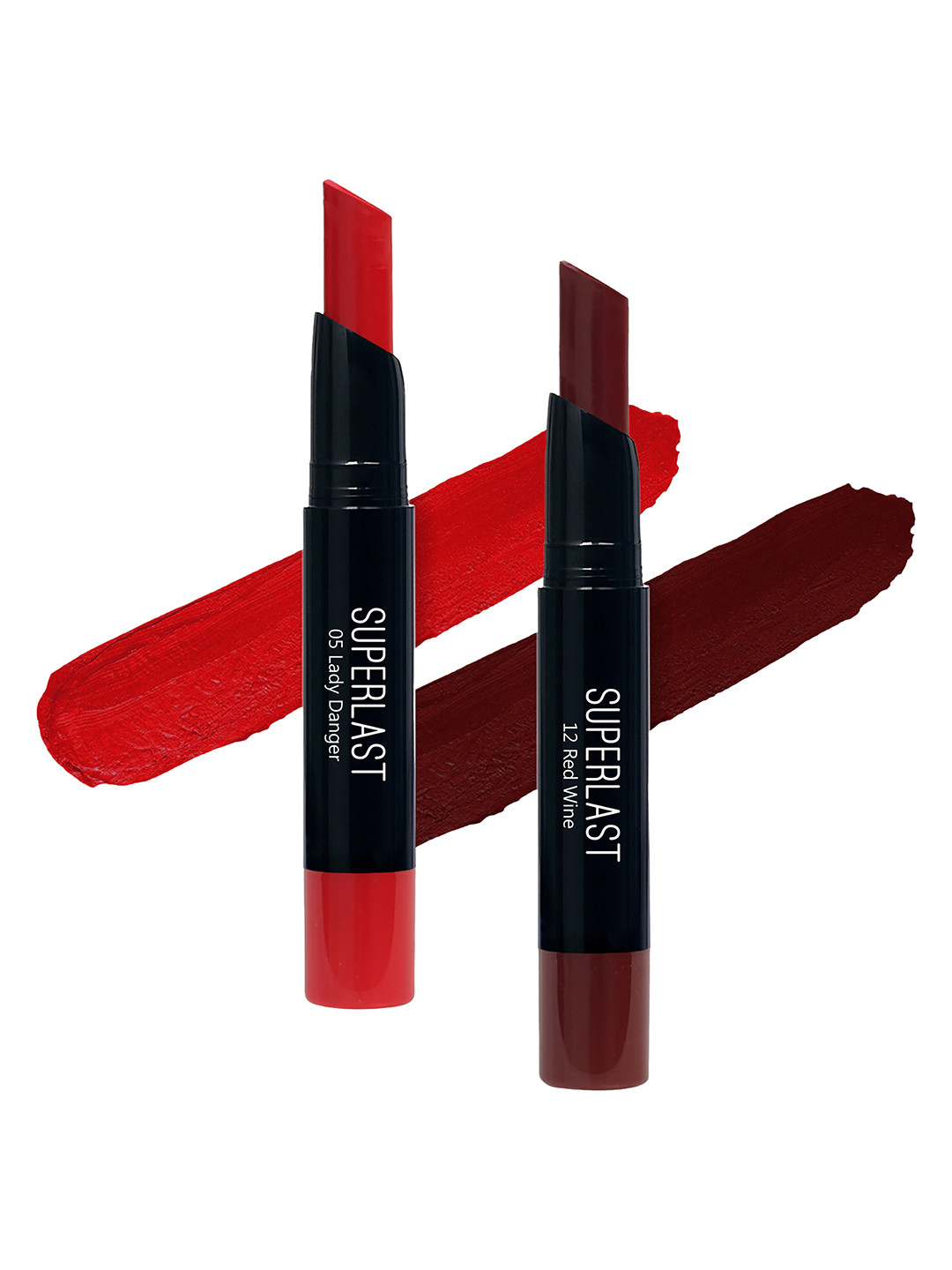 ME-ON Set of 2 Superlast Matte Lipstick - Shade 05 & 12