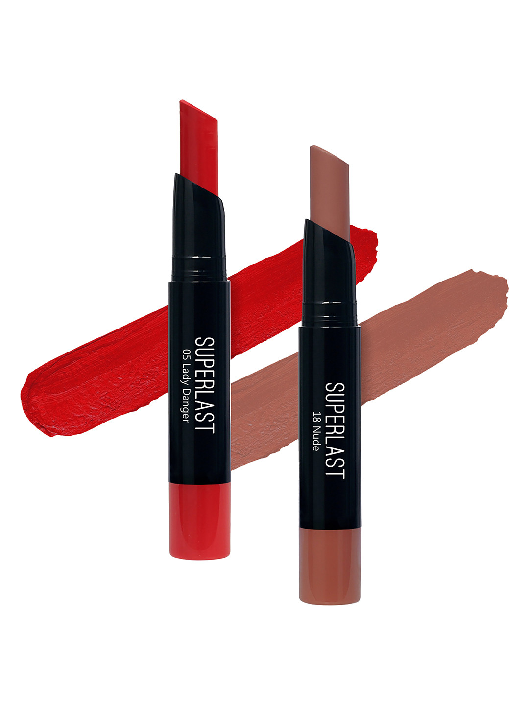 ME-ON Set of 2 Superlast Matte Lipstick - Shade 05 & 18