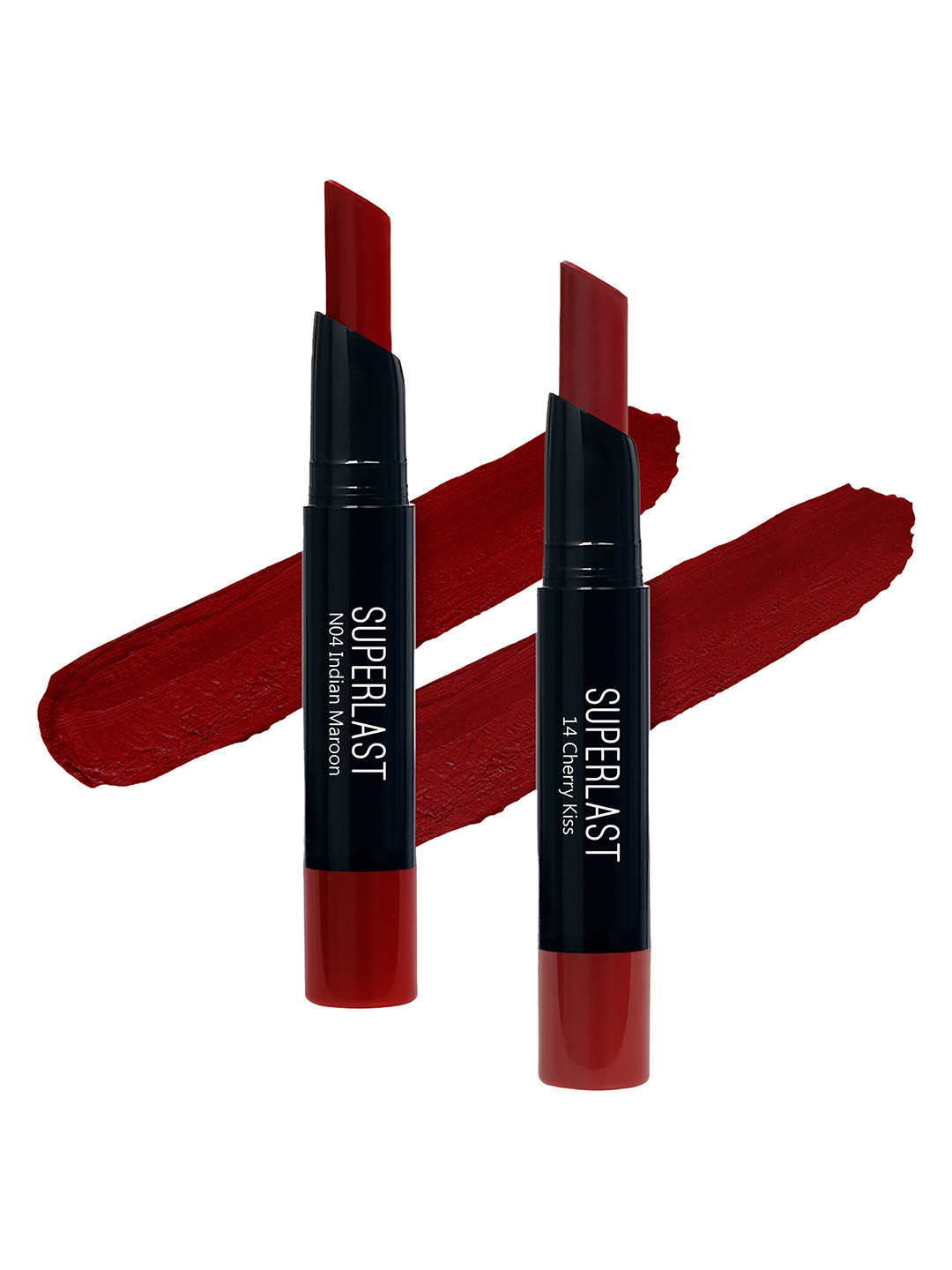 ME-ON Set of 2 Superlast Matte Lipstick - Shade 04 & 14