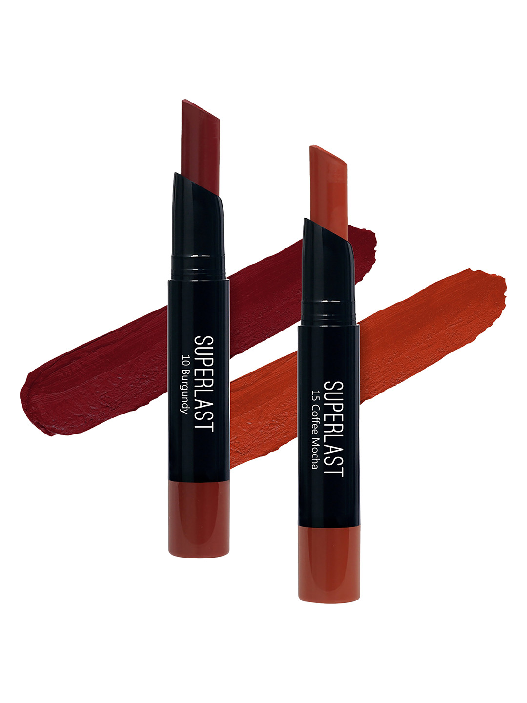 ME-ON Set of 2 Superlast Matte Lipstick - Shade 10 & 15