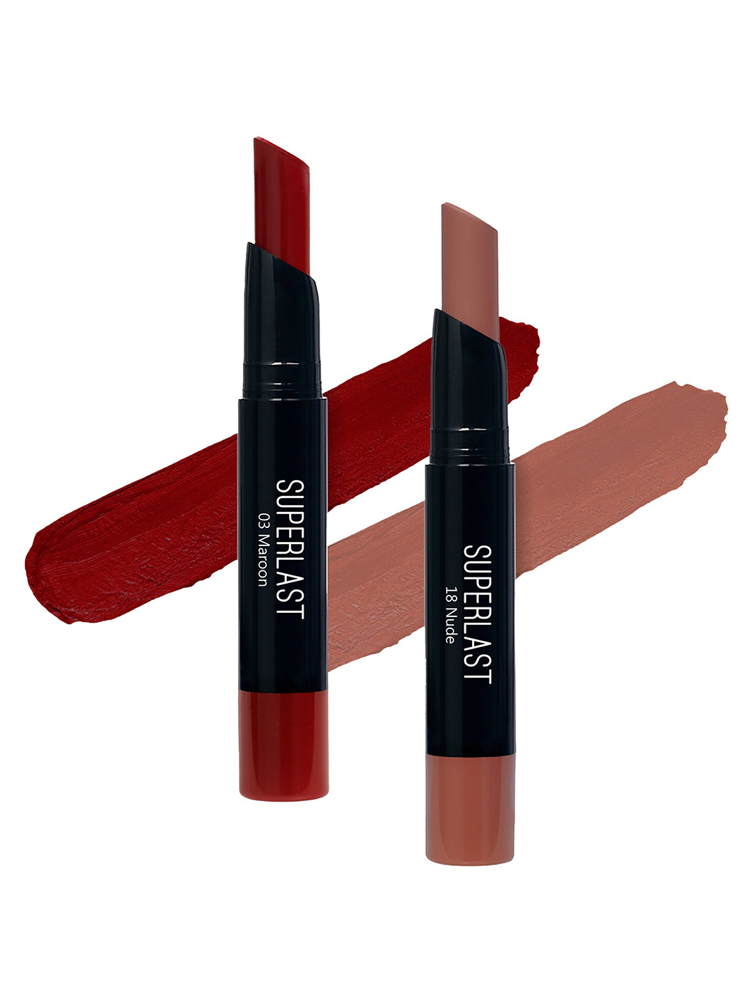 ME-ON Set of 2 Superlast Matte Lipstick - Shade 03 & 18