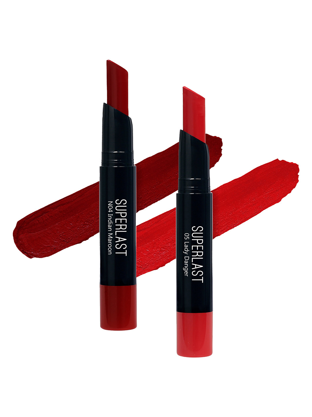 ME-ON Set of 2 Superlast Matte Lipstick - Shade 4 & 5