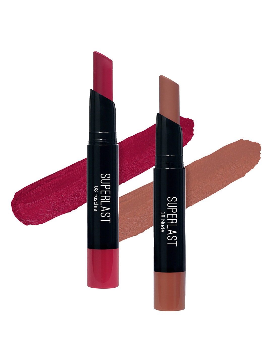 ME-ON Set of 2 Superlast Matte Lipstick - Shade 08 & 18