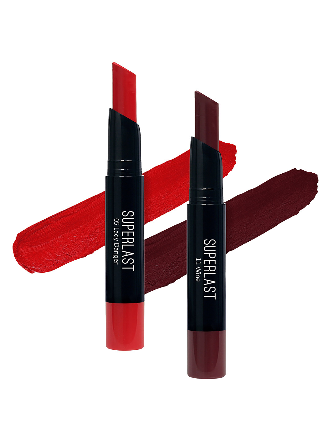 ME-ON Set of 2 Superlast Matte Lipstick - Shade 05 & 11
