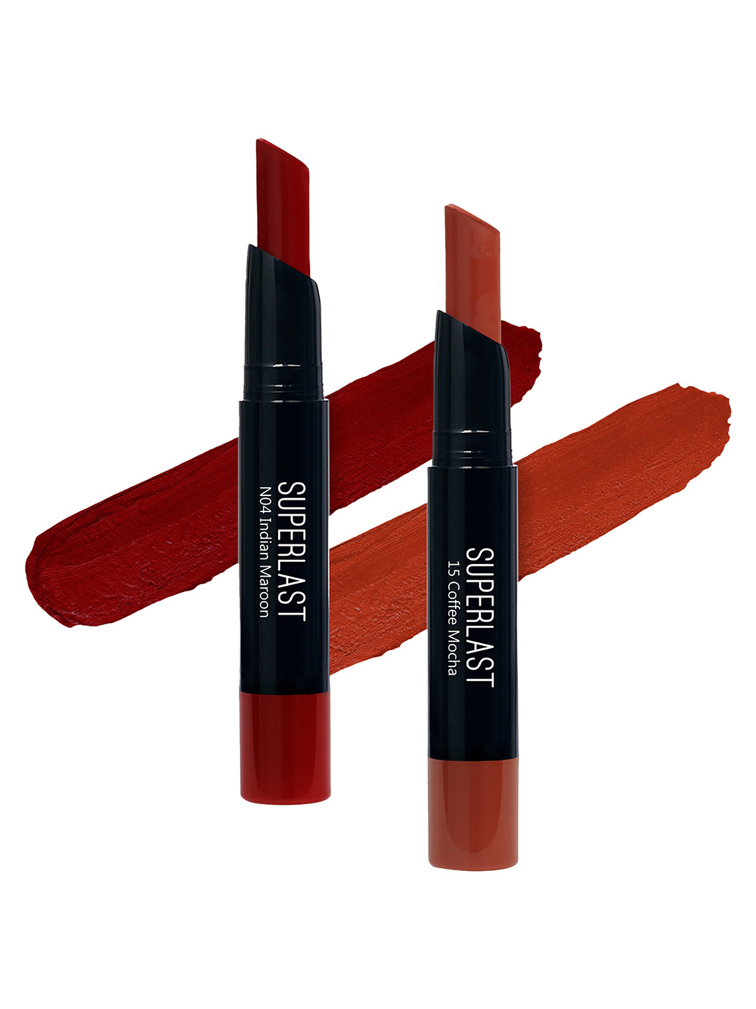 ME-ON Set of 2 Superlast Matte Lipstick - Shade 04 & 15