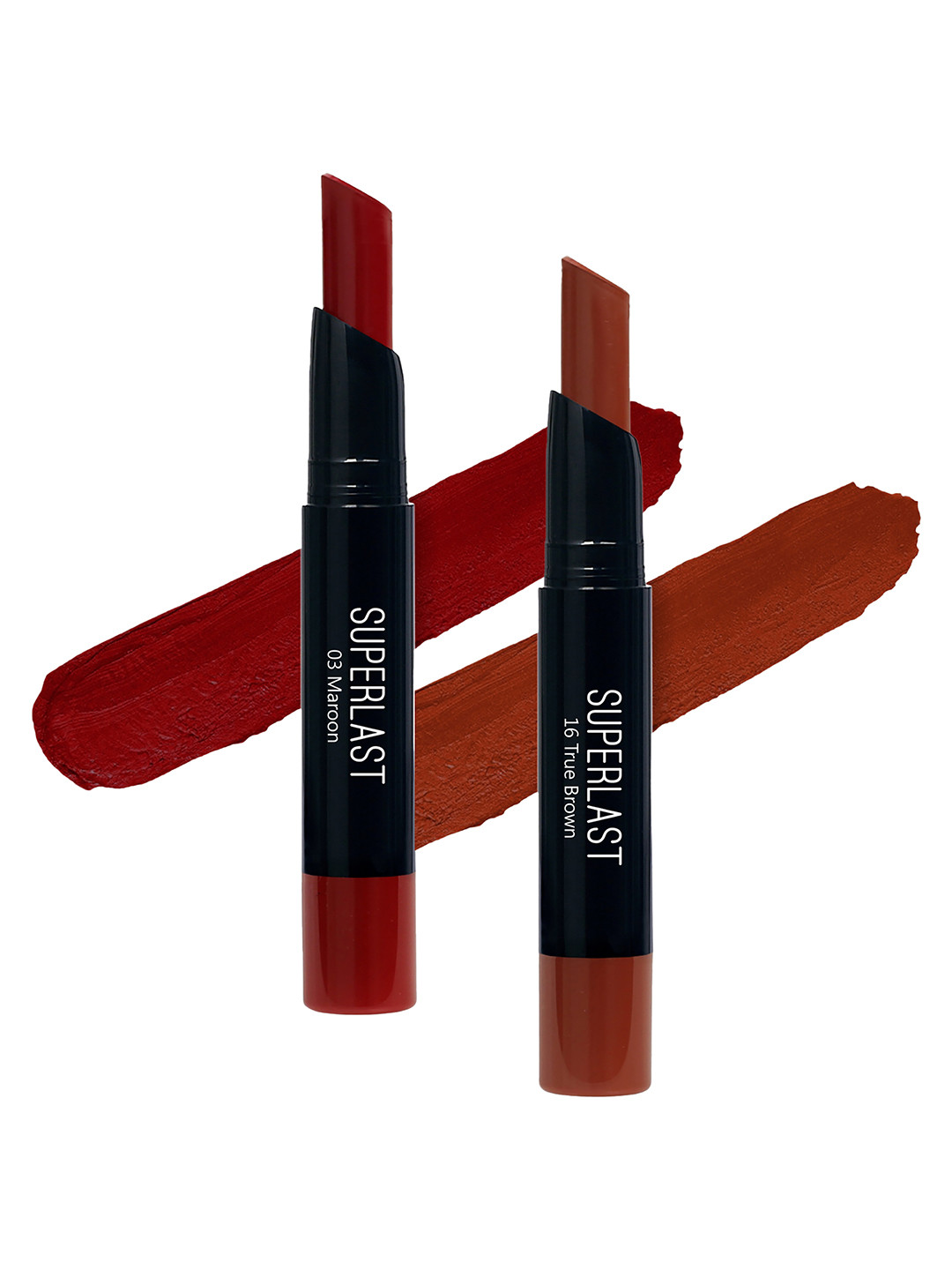 ME-ON Set of 2 Superlast Matte Lipstick - Shade 03 & 16