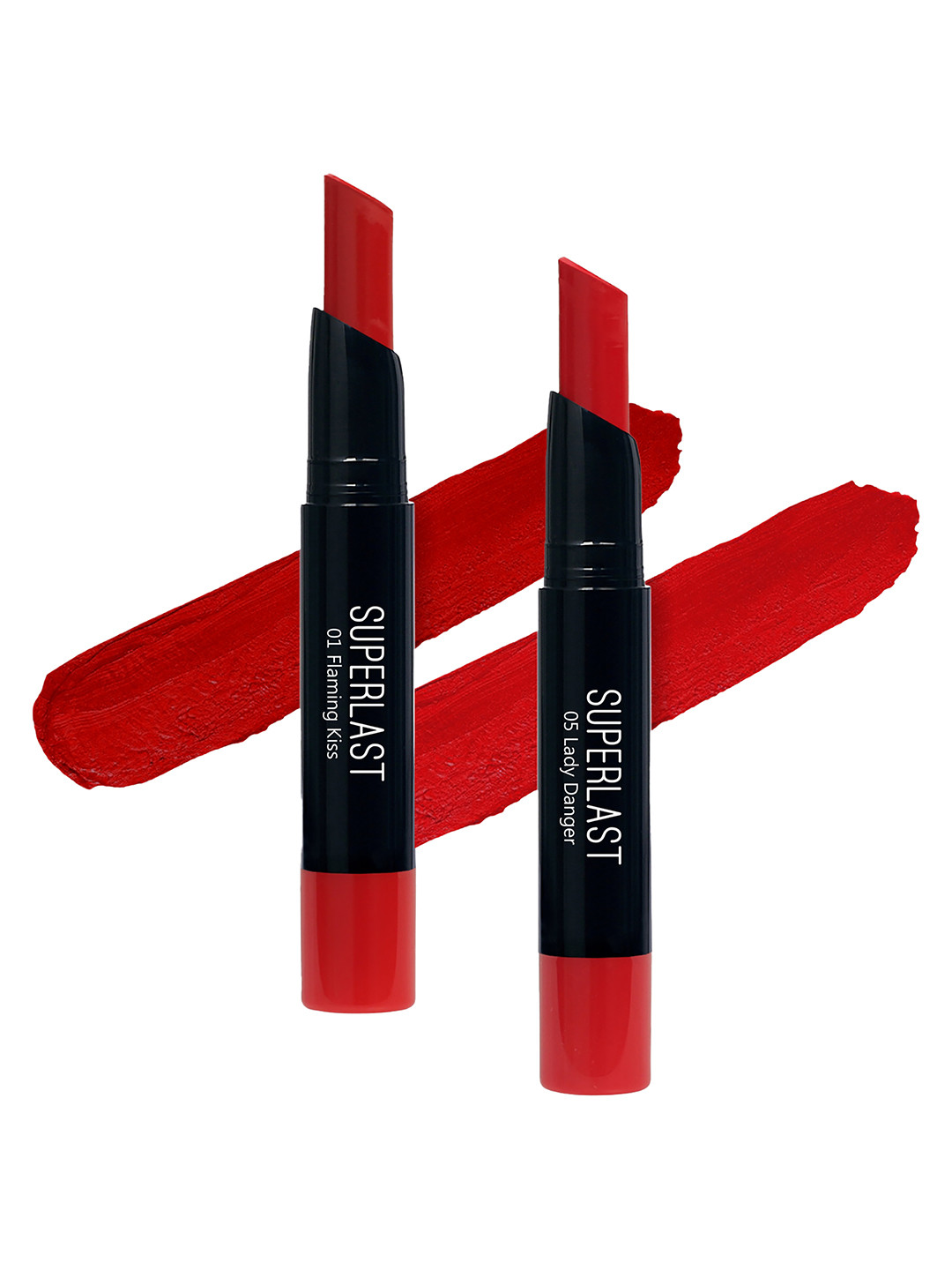 ME-ON Set of 2 Superlast Matte Lipstick - Shade 1 & 5