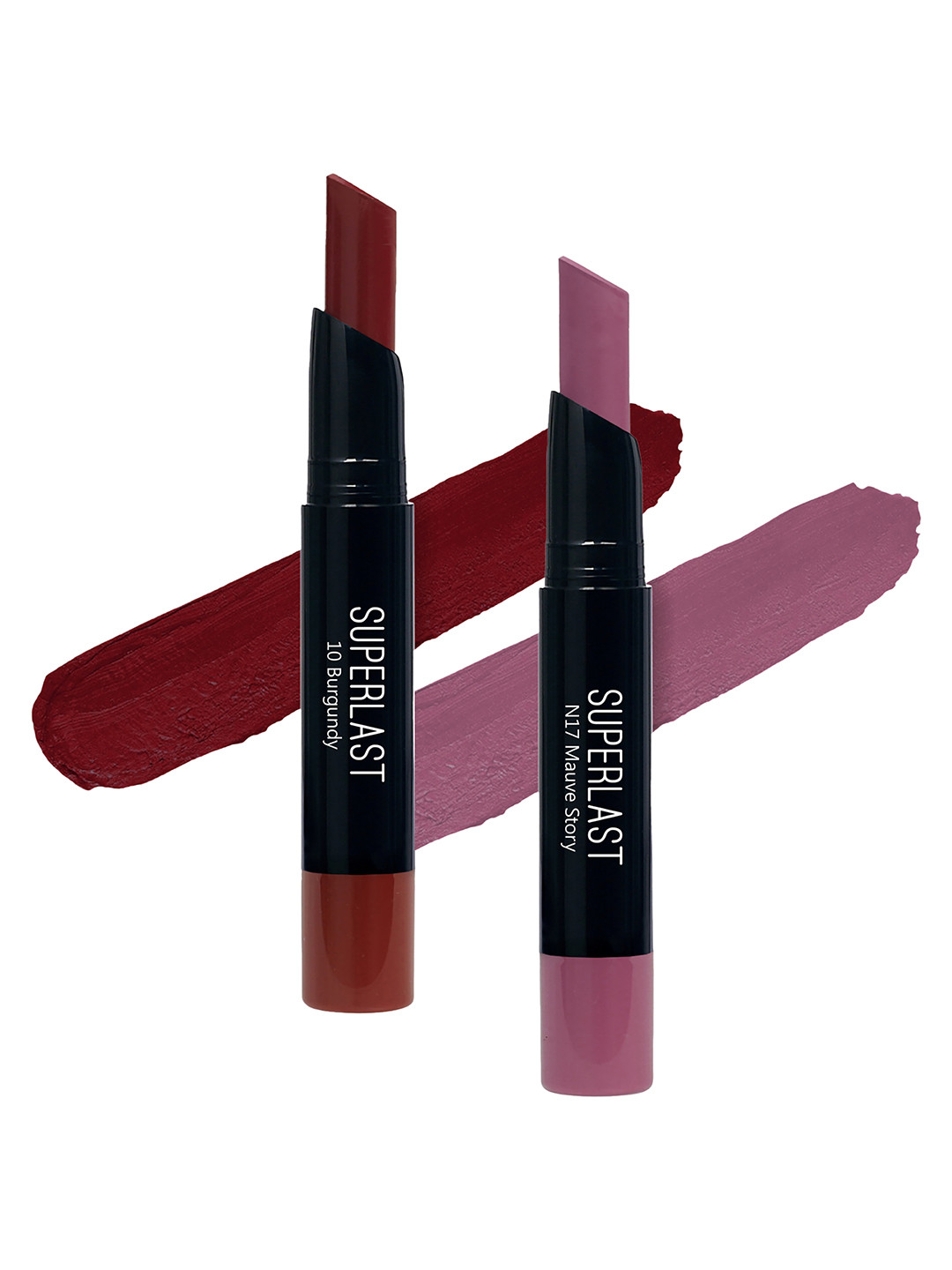 ME-ON Set of 2 Superlast Matte Lipstick - Shade 10 & 17