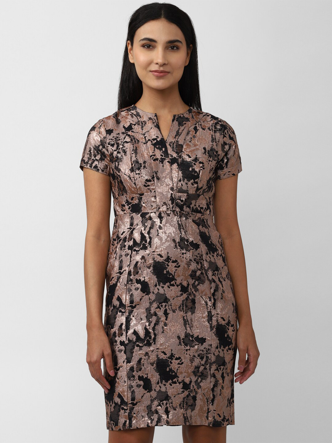 Van Heusen Woman Short Sleeves Sheath Dress