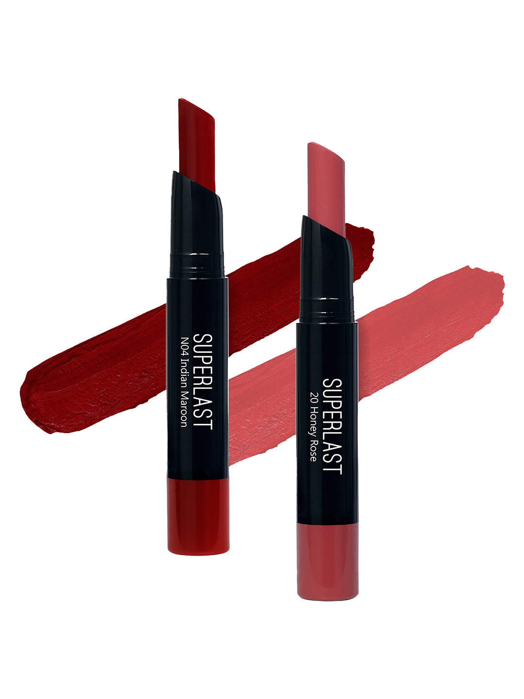 ME-ON Set of 2 Superlast Matte Lipstick - Shade 4 & 20