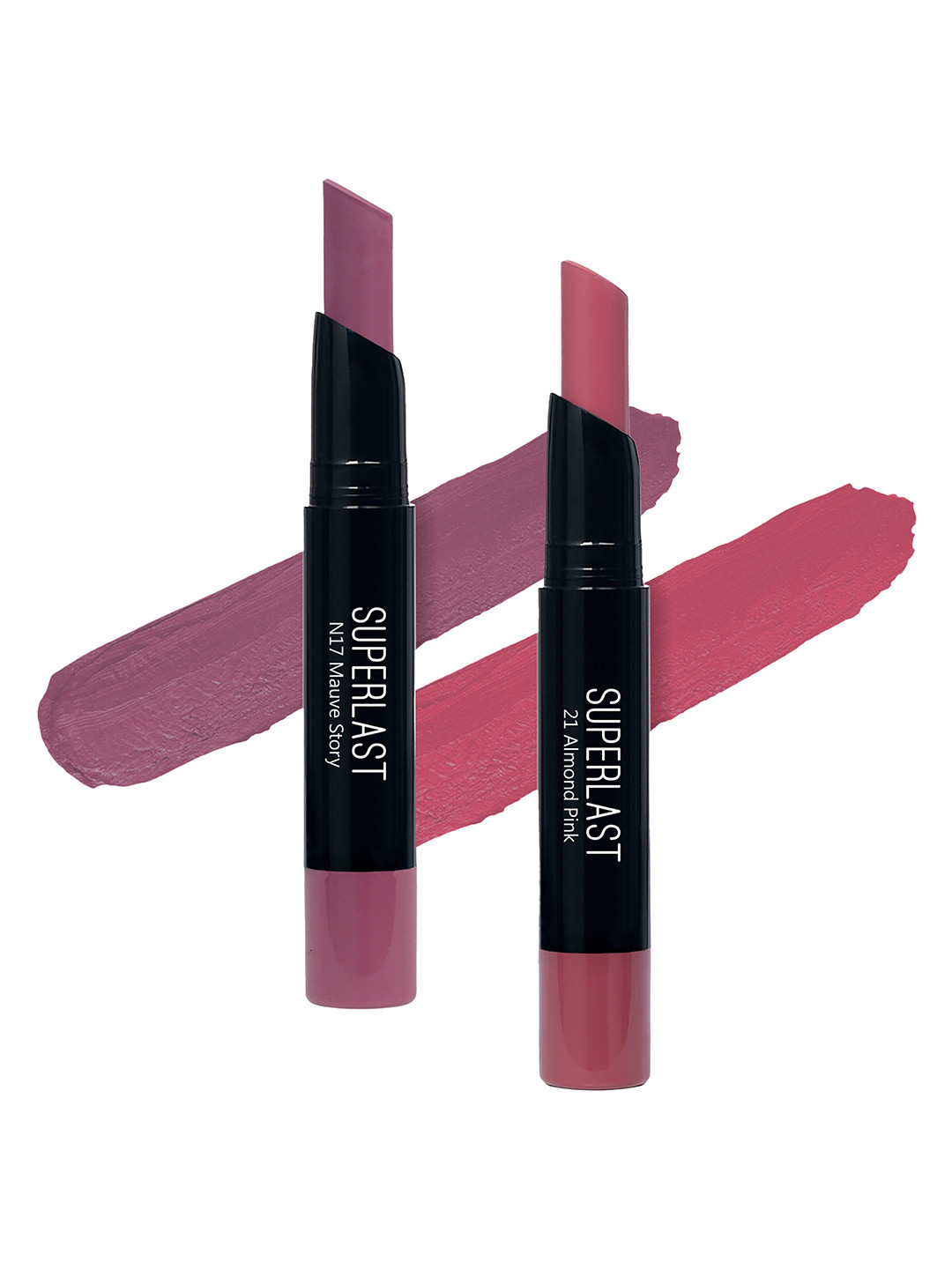 ME-ON Set of 2 Superlast Matte Lipstick - Shade 17 & 21