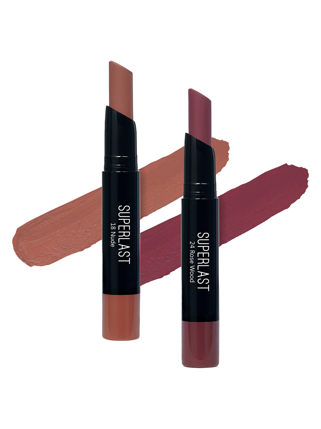 ME-ON Set of 2 Superlast Matte Lipstick - Shade 18 & 24