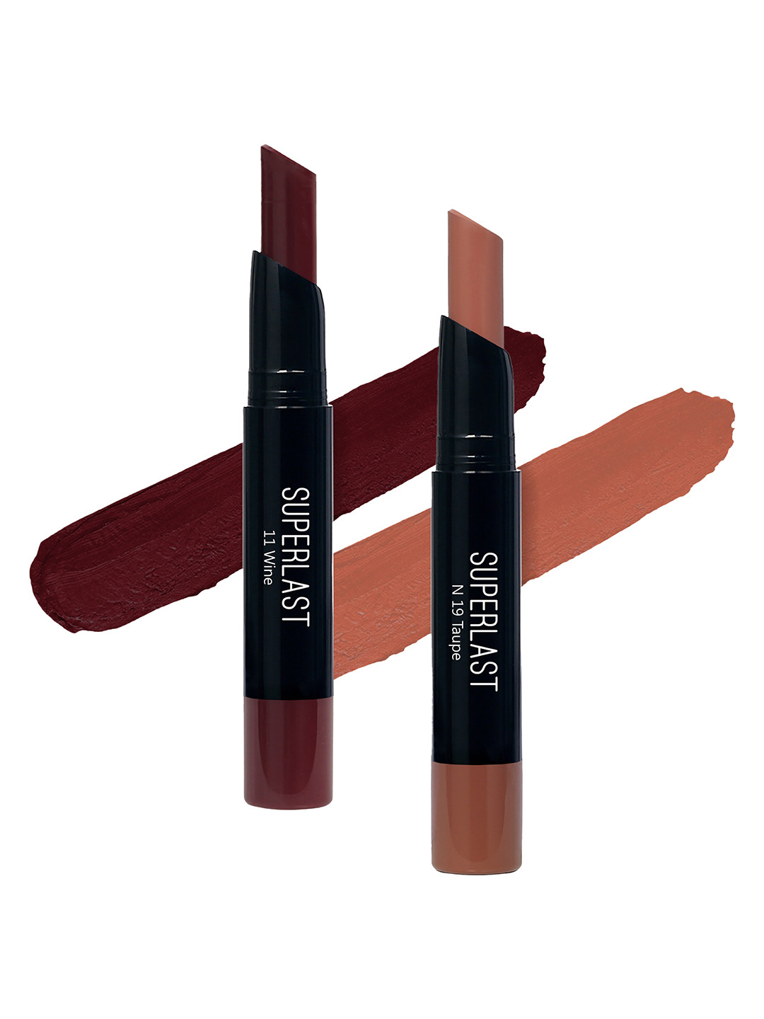 ME-ON Set of 2 Superlast Matte Lipstick - Shade 11 & 19
