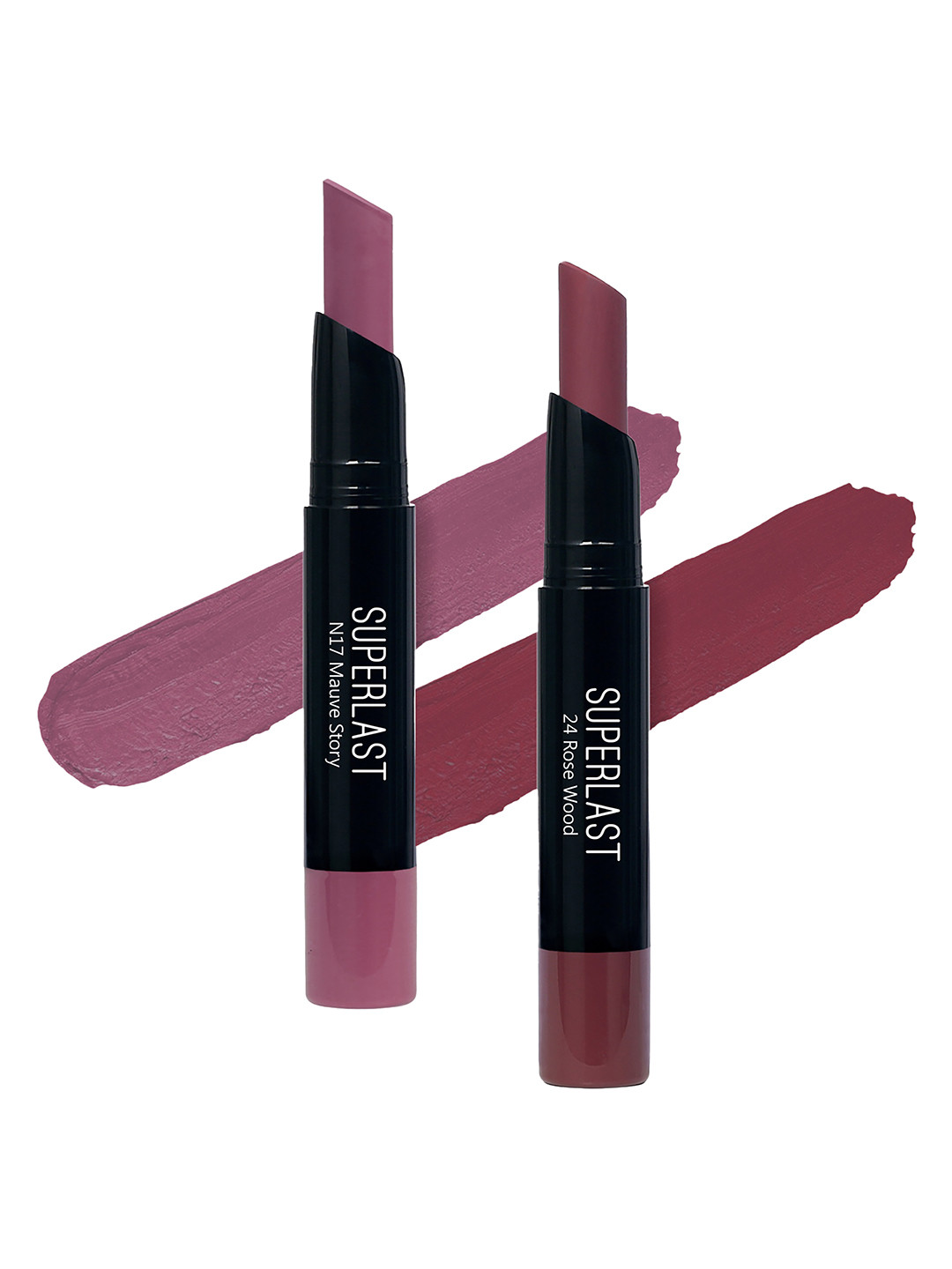 ME-ON Set of 2 Superlast Matte Lipstick - Shade 17 & 24