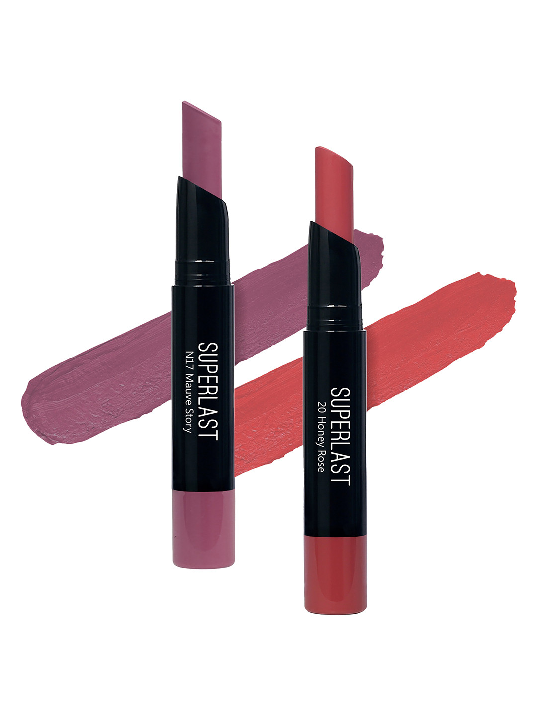 ME-ON Set of 2 Superlast Matte Lipstick - Shade 17 & 20