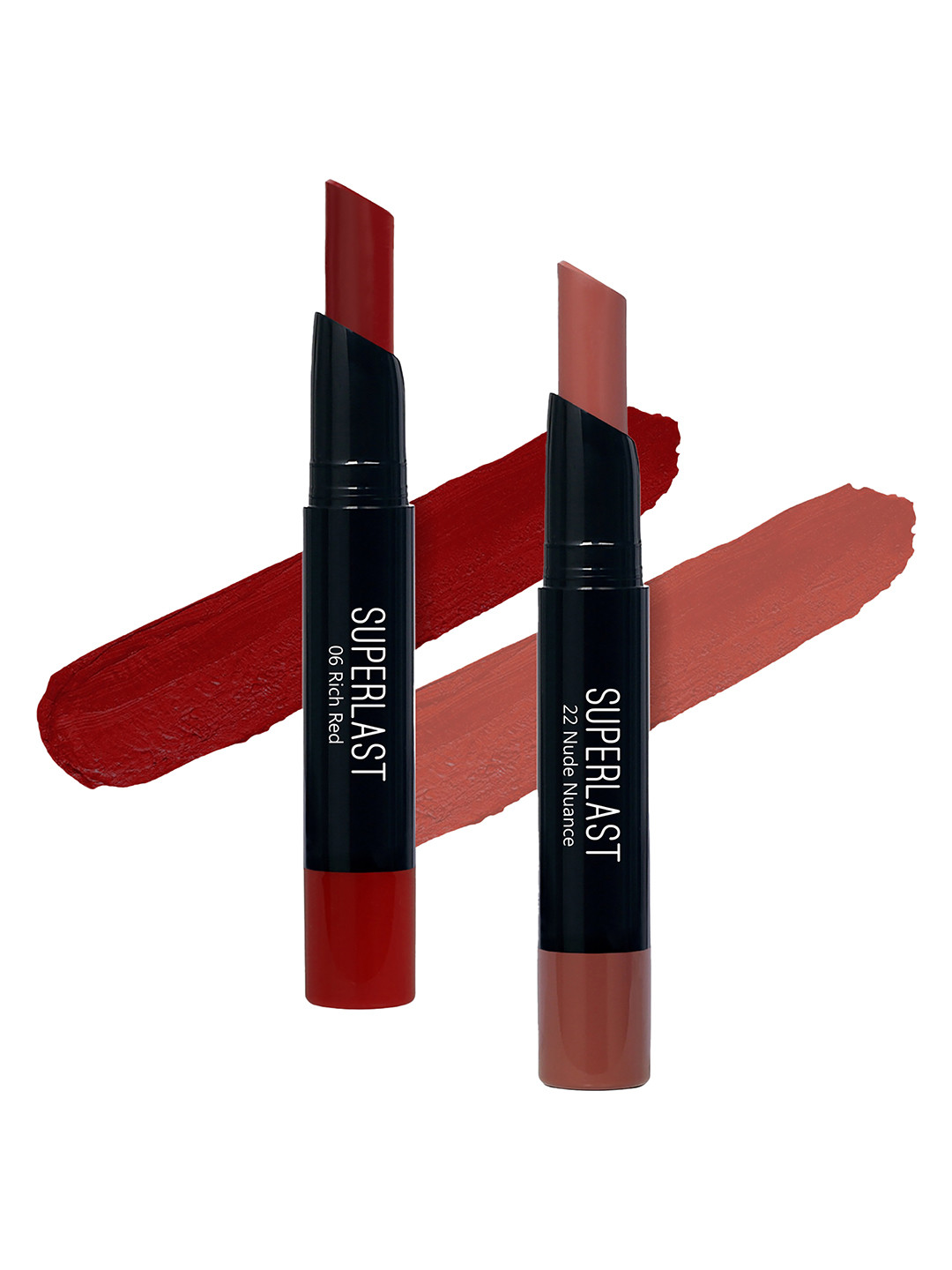 ME-ON Set of 2 Superlast Matte Lipstick - Shade 6 & 22