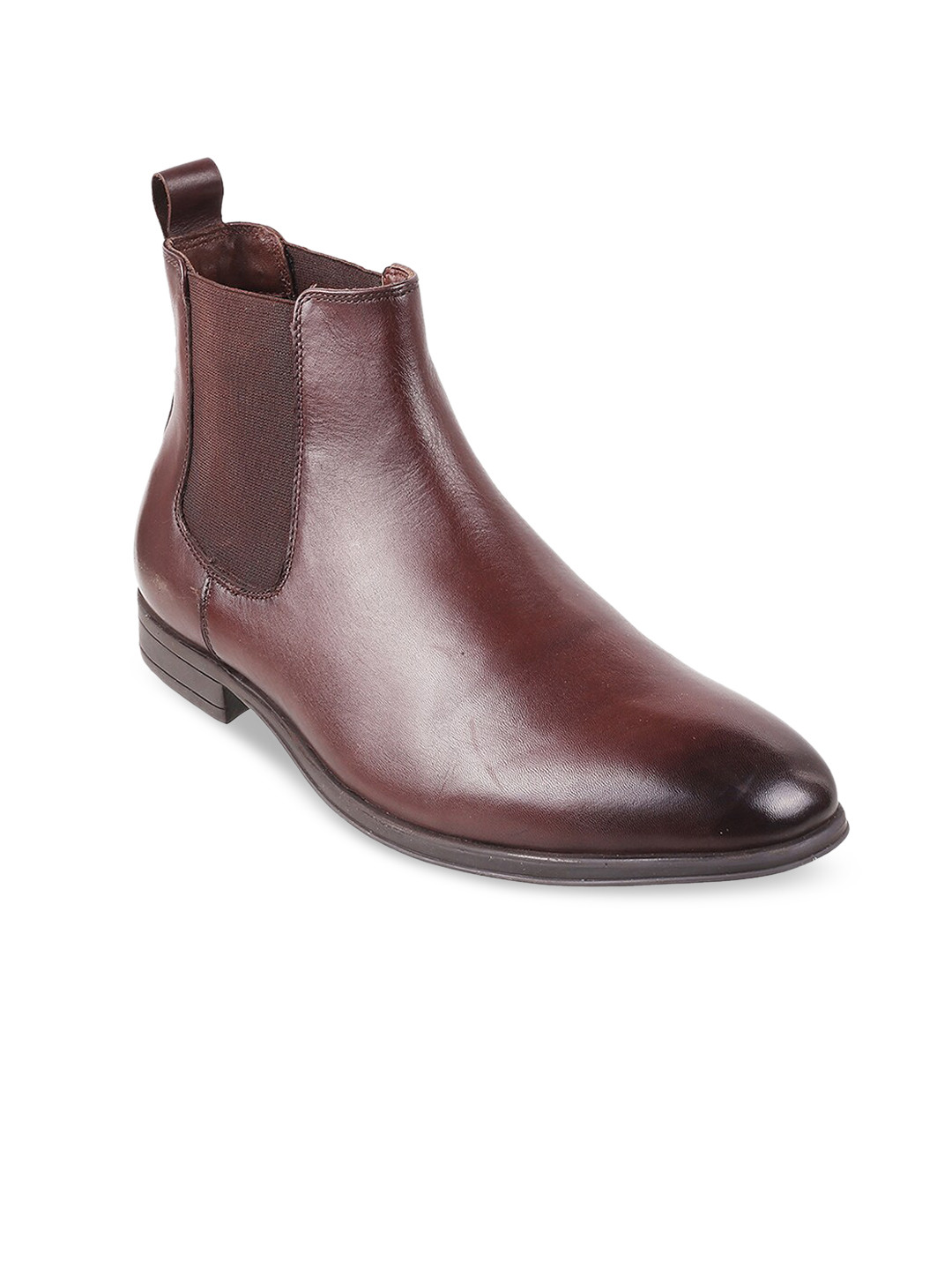 Metro Men Leather Chelsea Boots