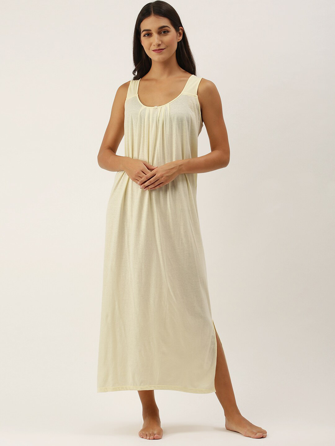 Here&Now X RedRose Women Pure Cotton Nightdress