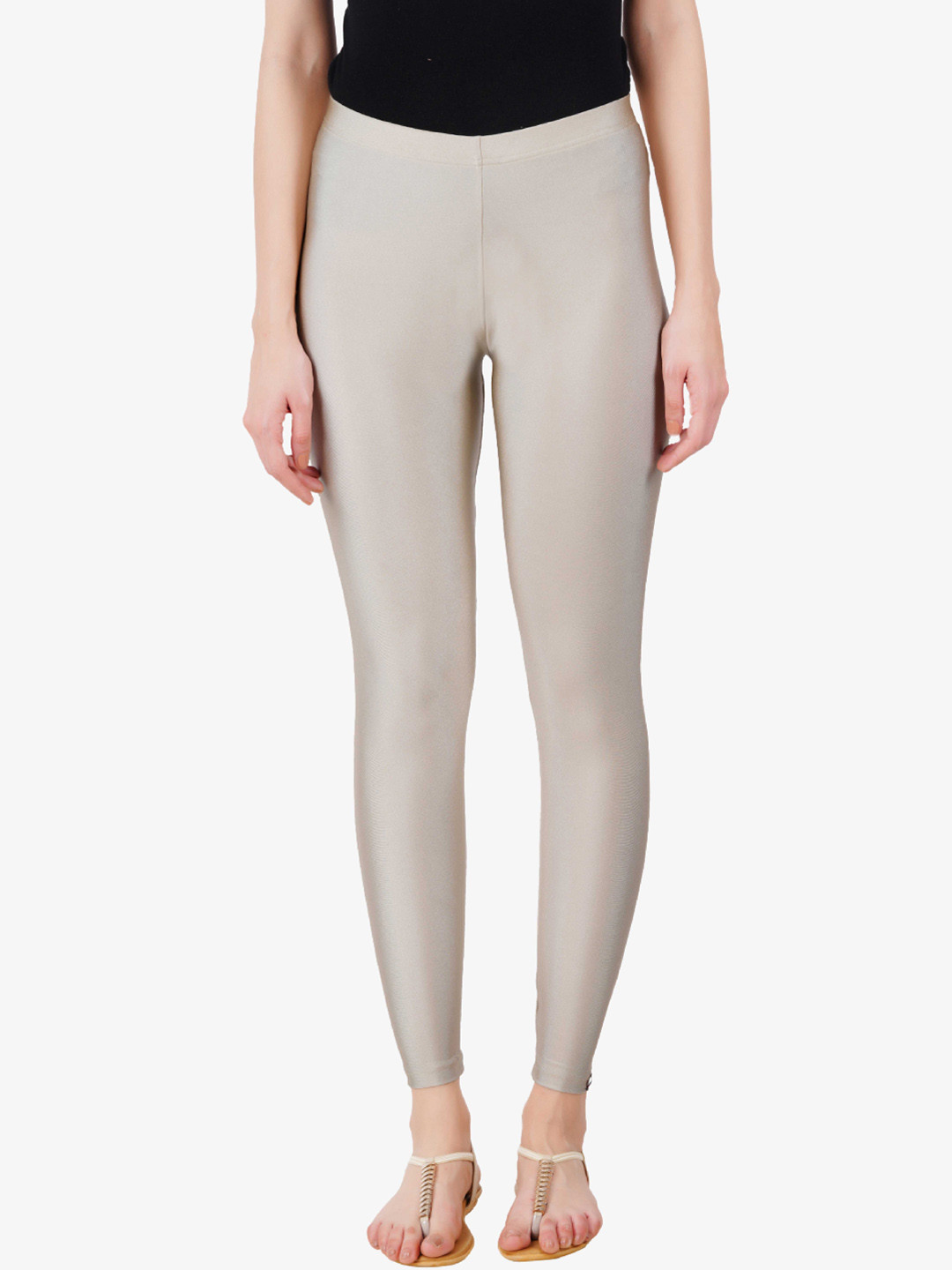 indian flower Skinny-Fit Ankle-Length Leggings