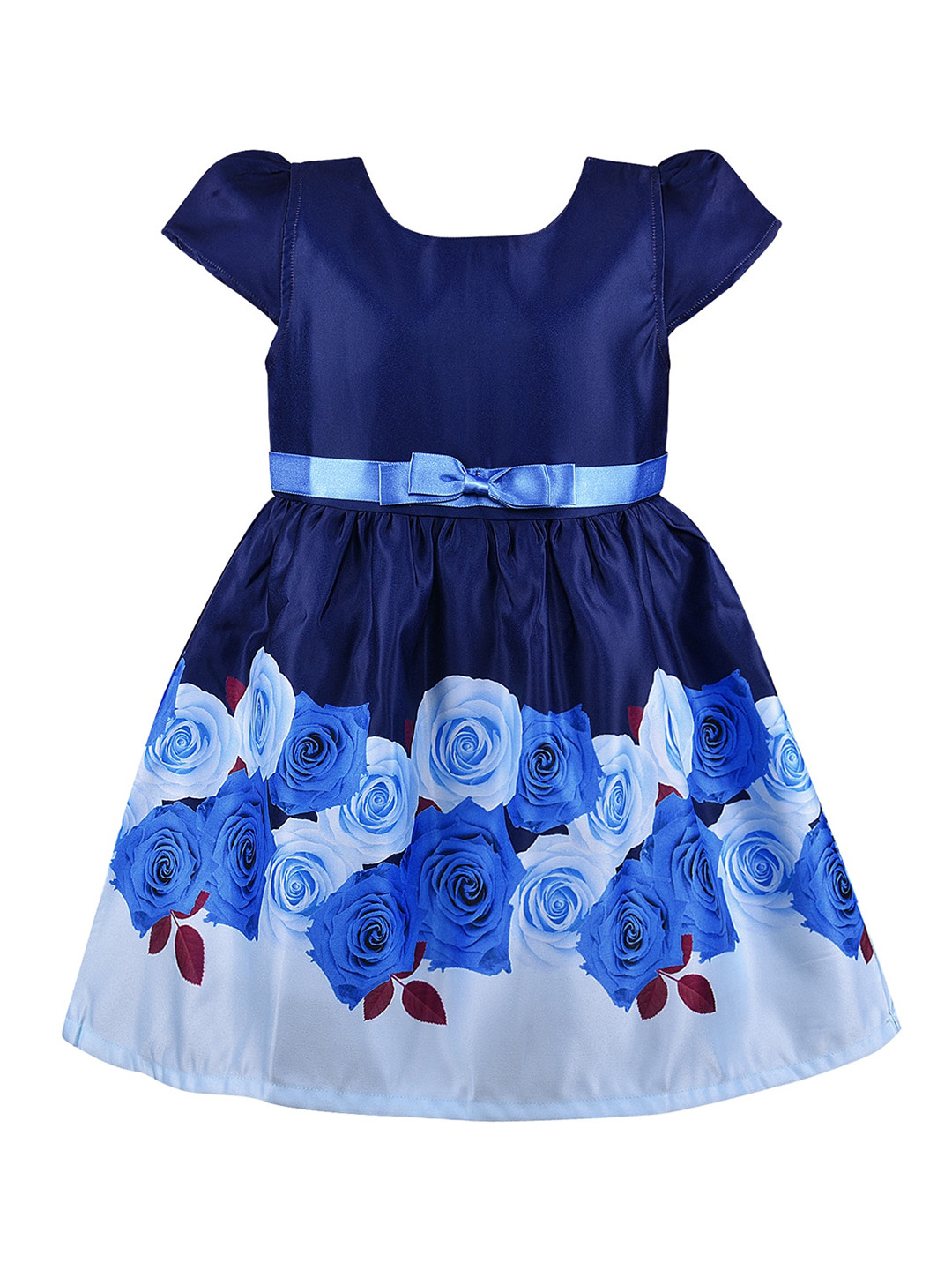 Wish Karo Floral Silk Dress