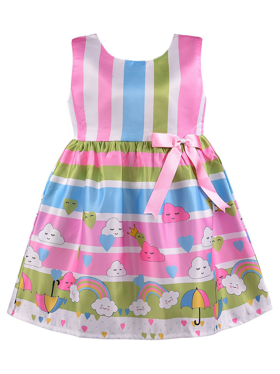 Wish Karo Girls Satin Dress