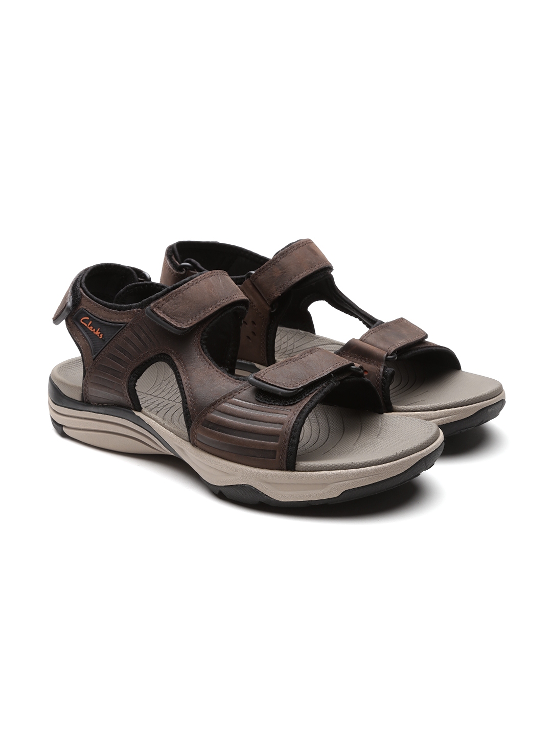 Buy Clarks Men Brown Leather Sandals Sandals for Men 2115809