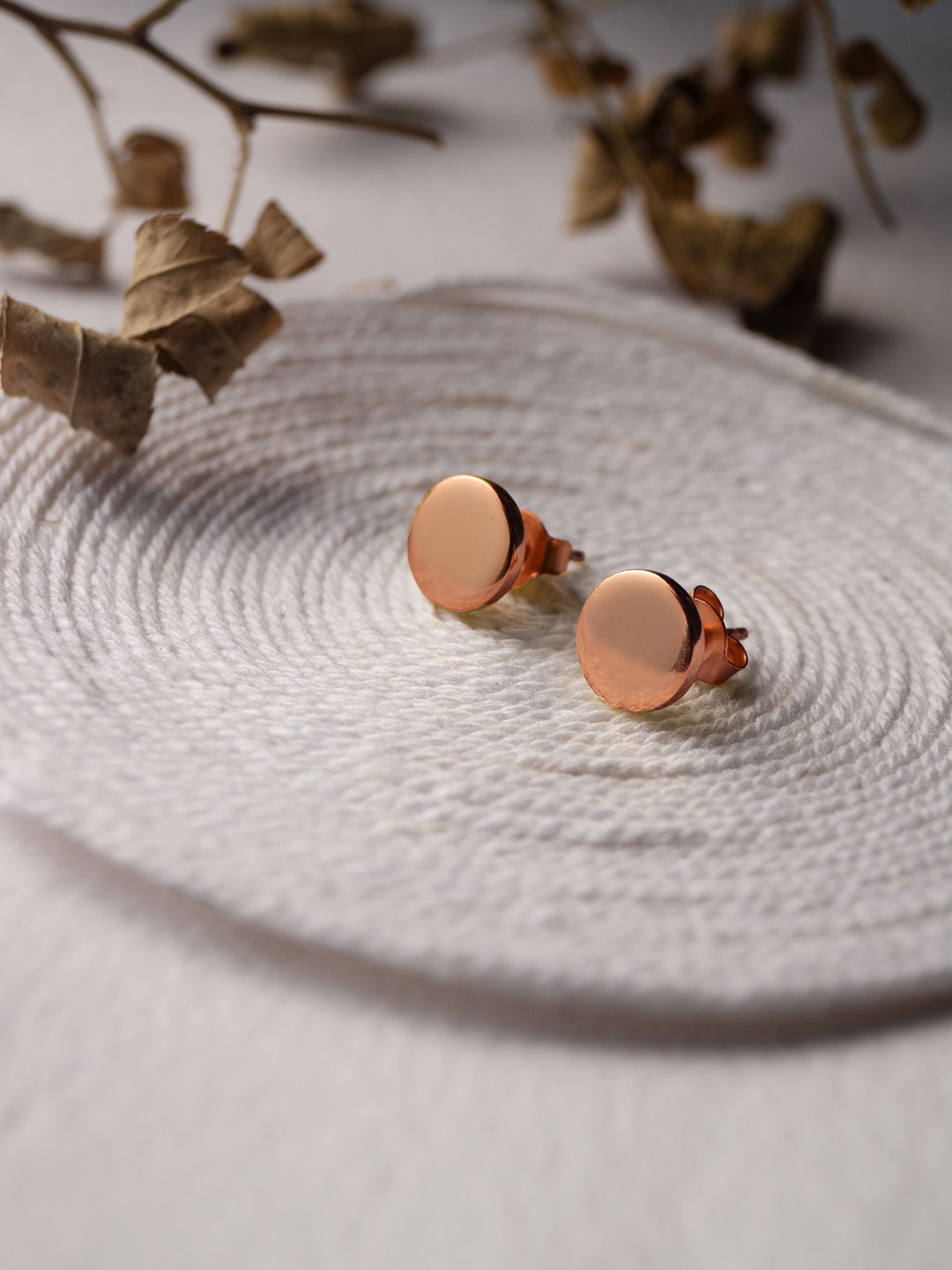 MANNASH Circular Studs Earrings