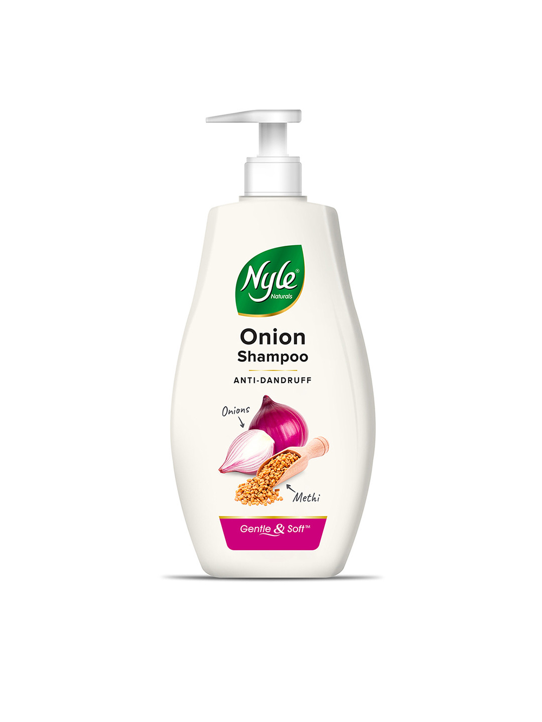 Nyle Anti-Dandruff Shampoo+Conditioner with Onion & Methi - 1000 ml