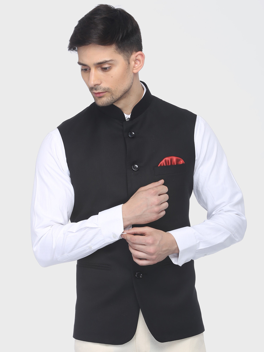 FAVOROSKI Men Nehru Jacket