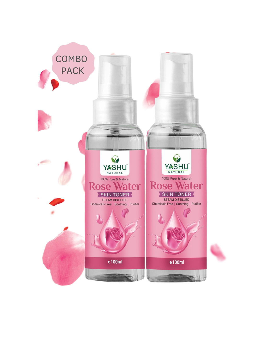 YASHU Rose Water Skin Toner Spray 200ml