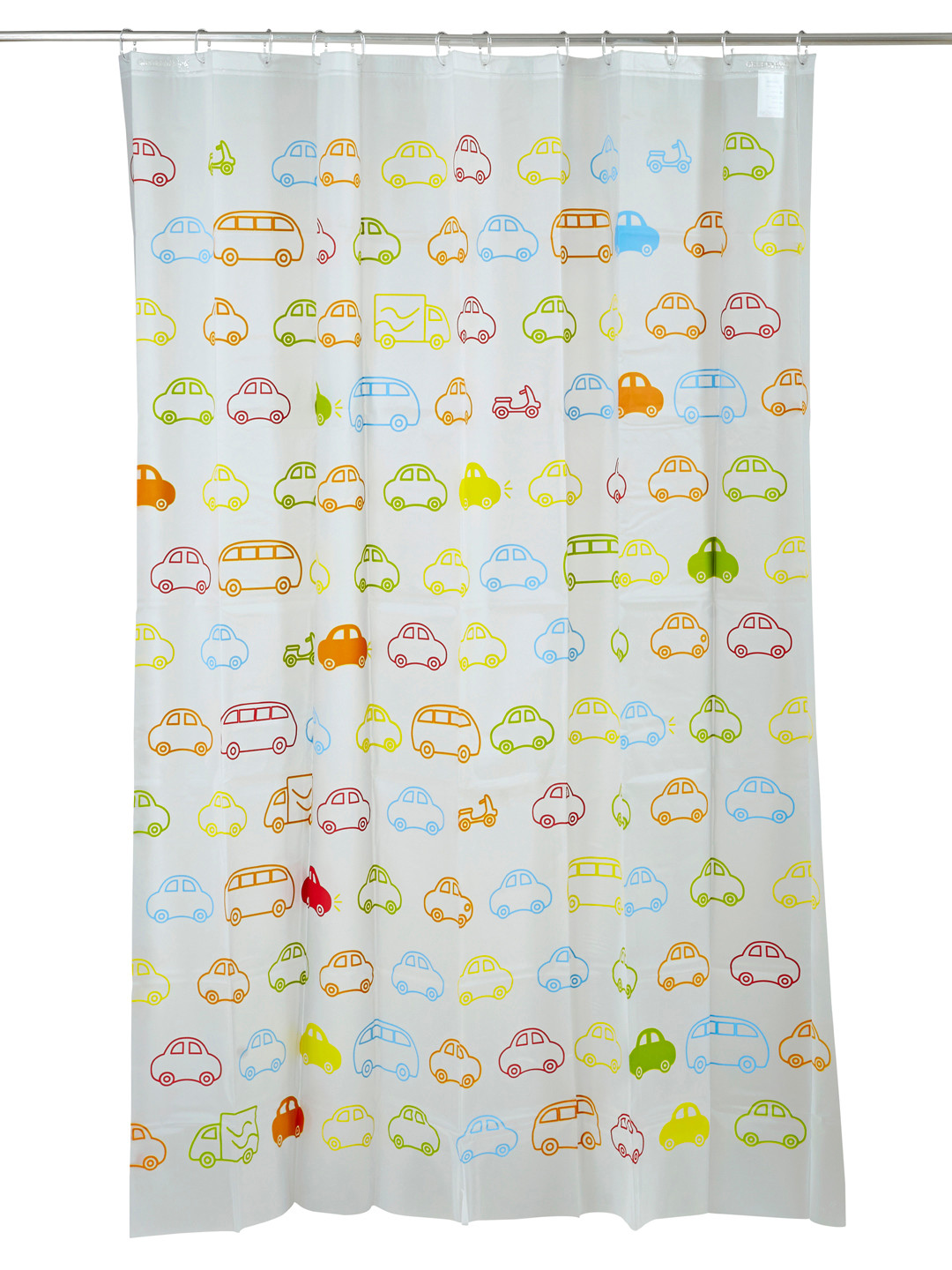 Buy Obsessions Off White Single Printed Sheer Shower Curtain