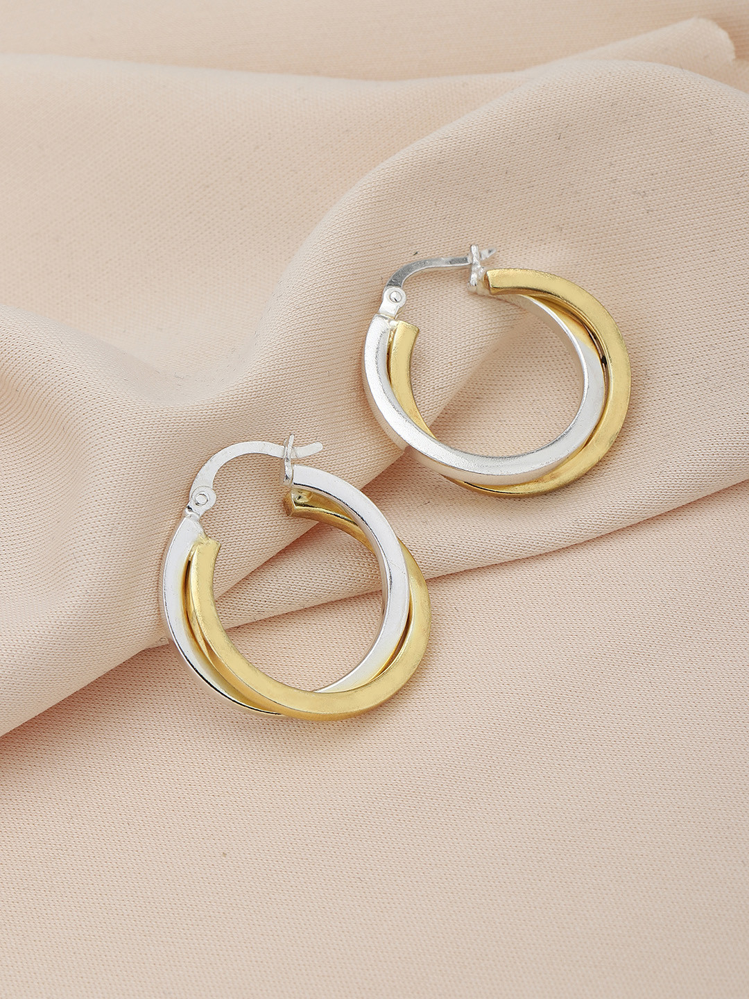Carlton London Circular Hoop Earrings