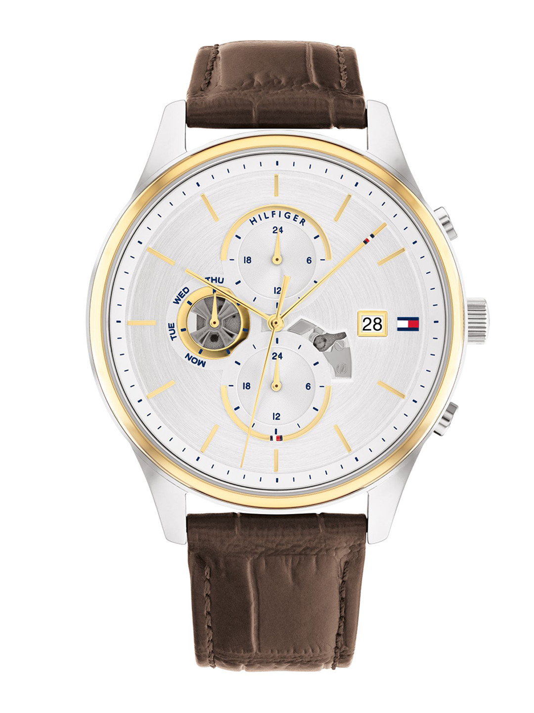 Tommy Hilfiger Men Leather Wrap Around Straps Analogue Watch TH1710501