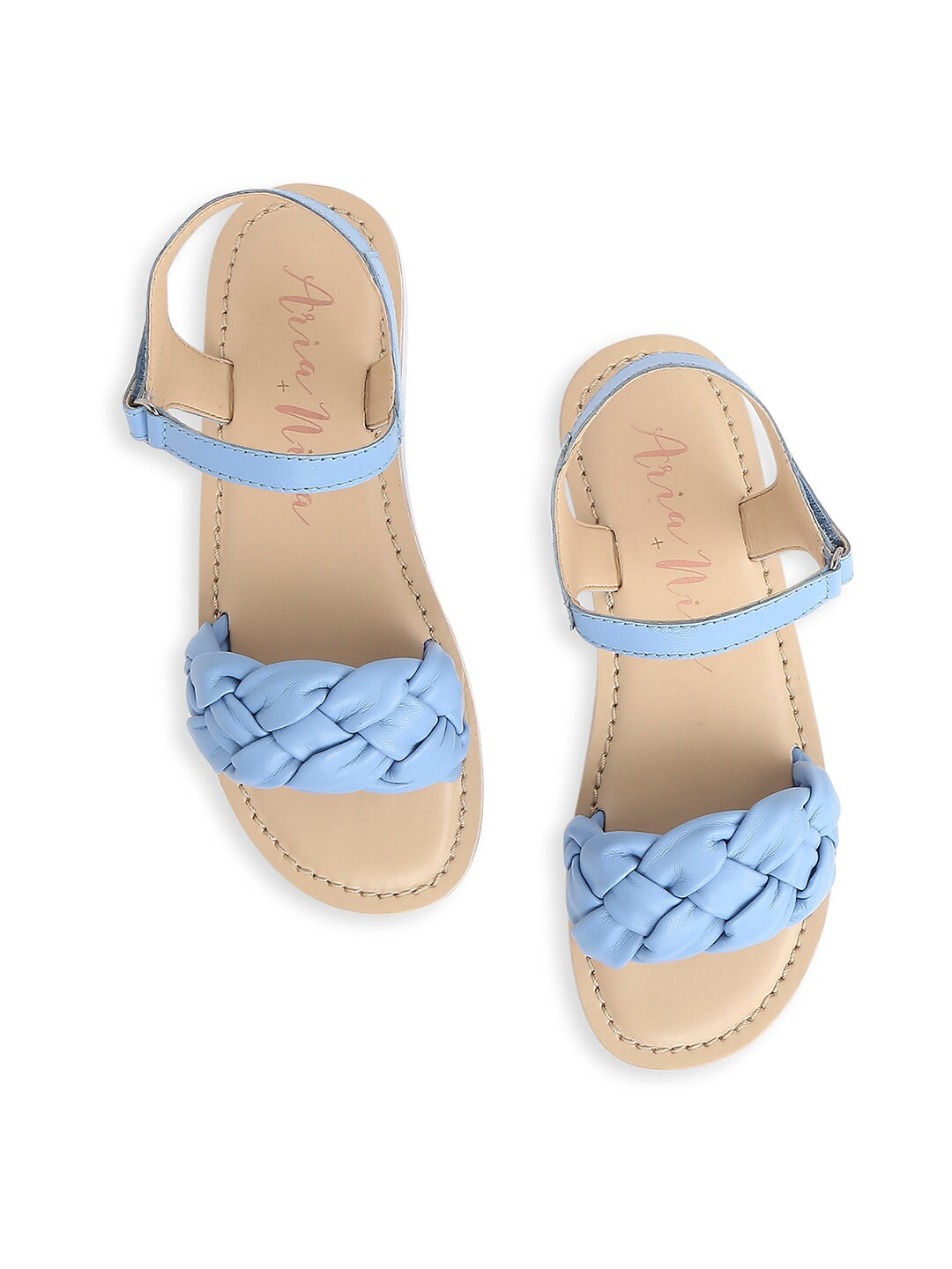 Aria Nica Girls Open Toe Flats