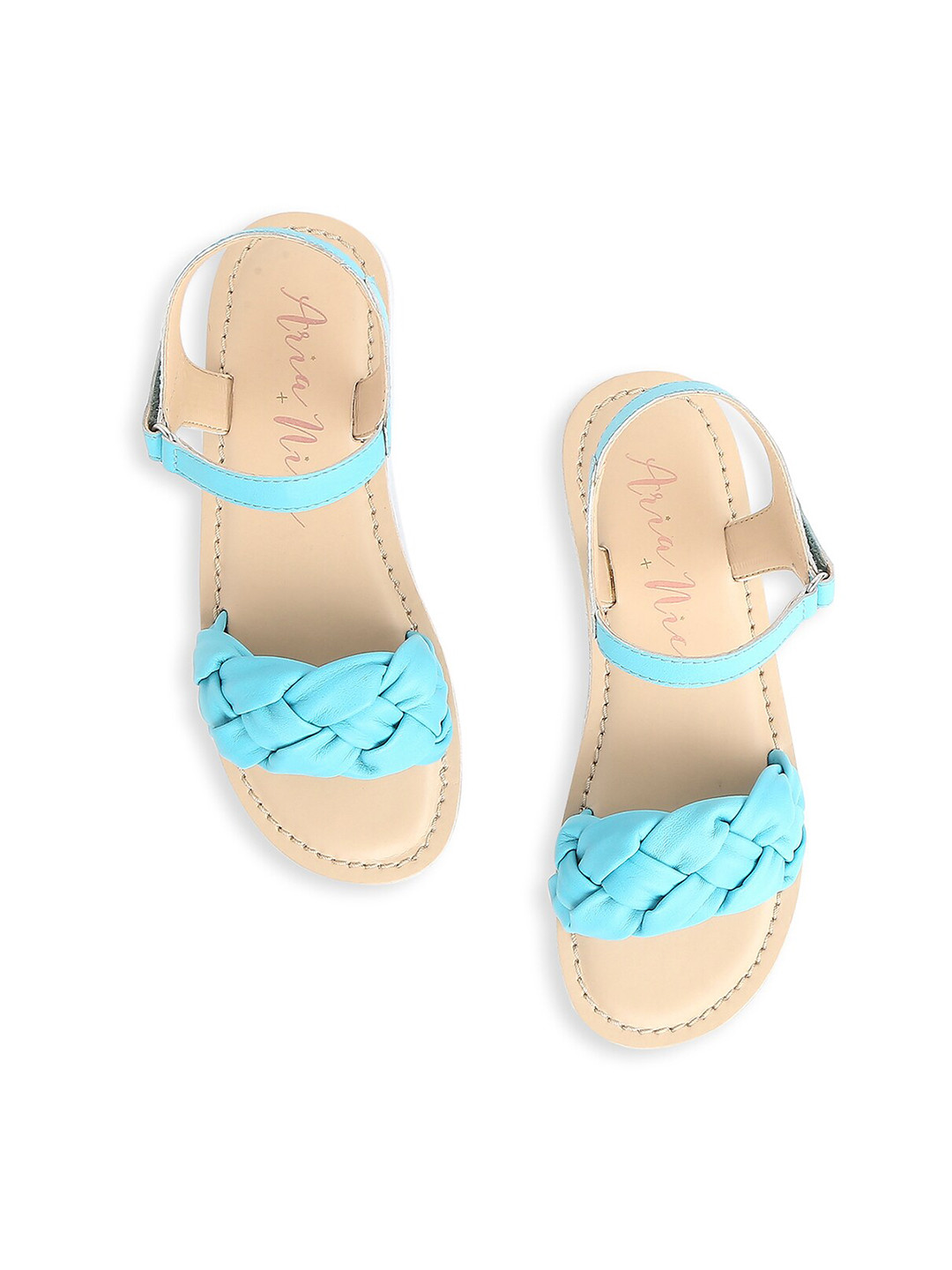 Aria Nica Girls Open Toe Flats