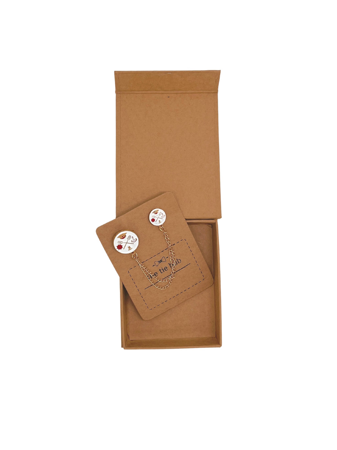 The Tie Hub Men Ship Sailor Chained Lapel Pin