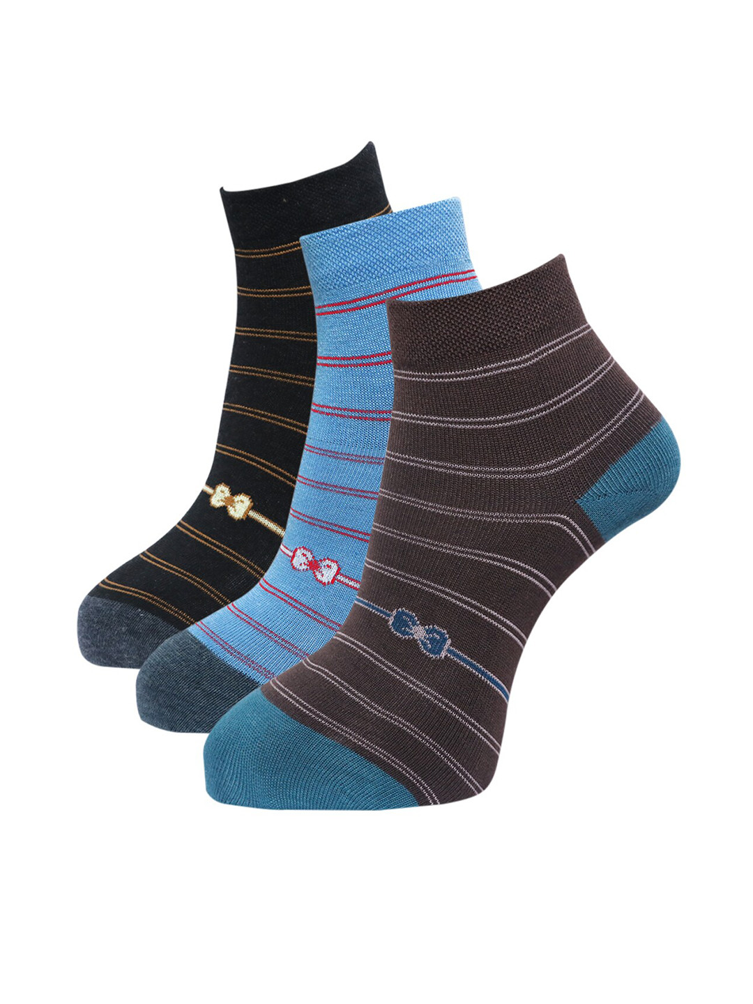 Dollar Socks Women Pack Of 3 Assorted Cotton Socks