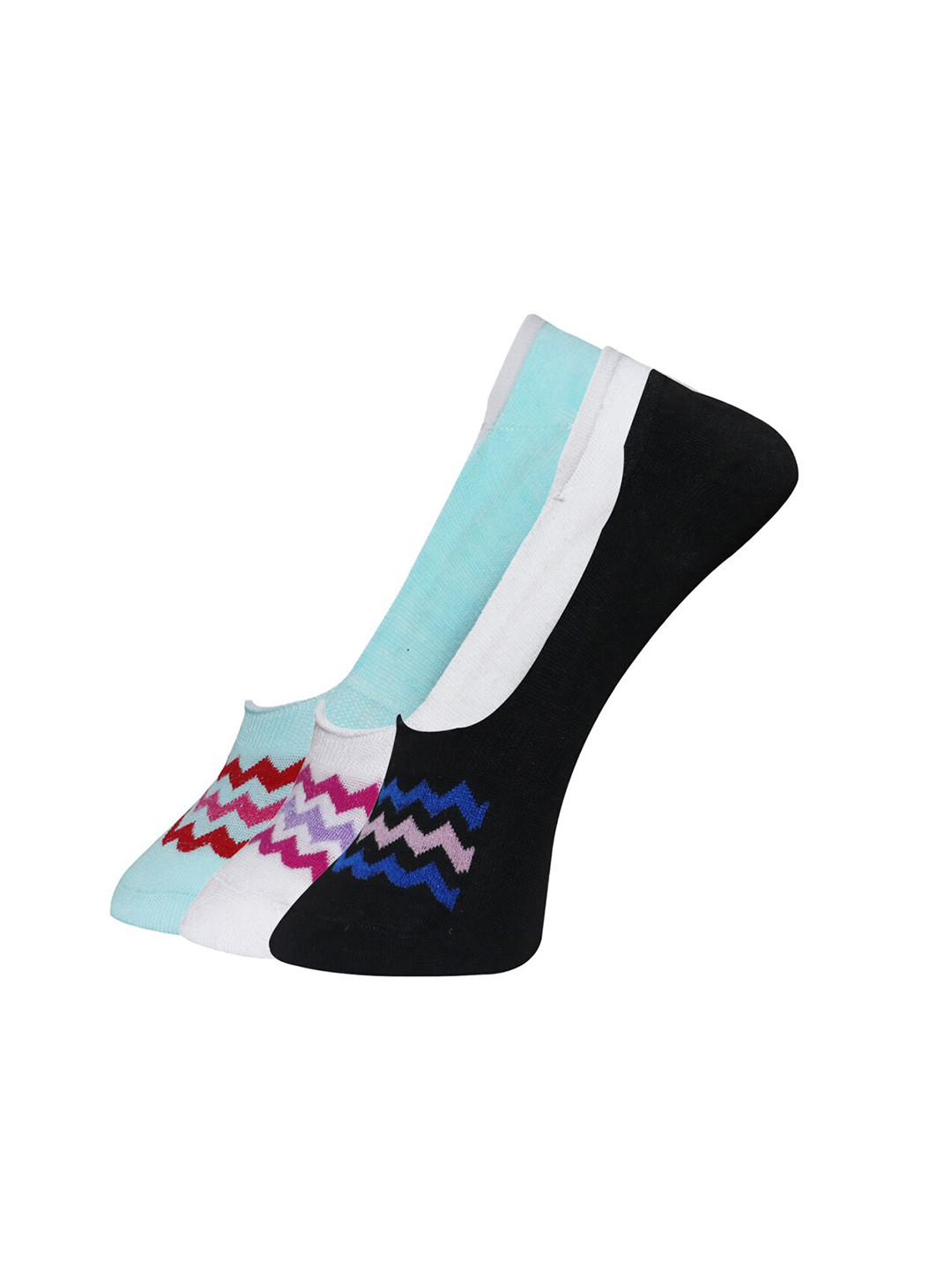 Dollar Socks Women Pack Of 3 Assorted Cotton Socks