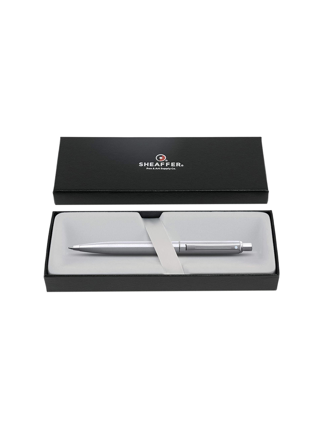 Sheaffer Brushed Chrome with Chrome Trim E323 Sentinel Ballpoint Pen