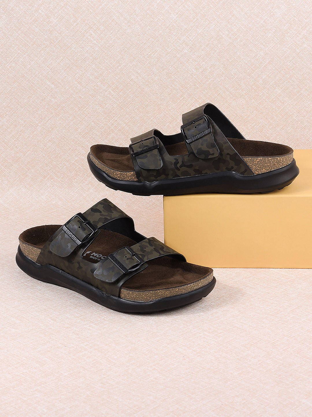 Mochi Men Leather Comfort Sandals