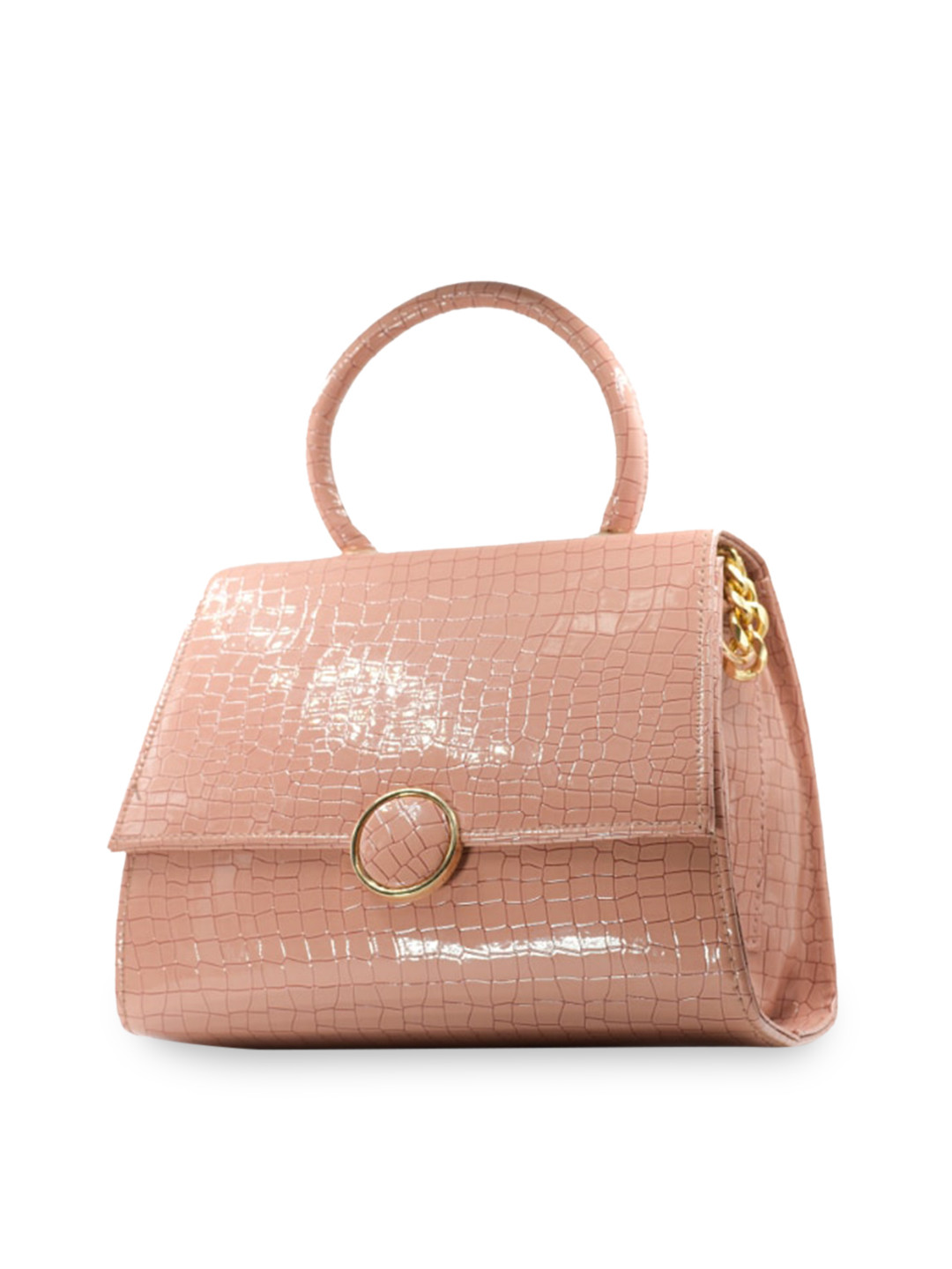 AccessHer Textured Structured Handheld Bag