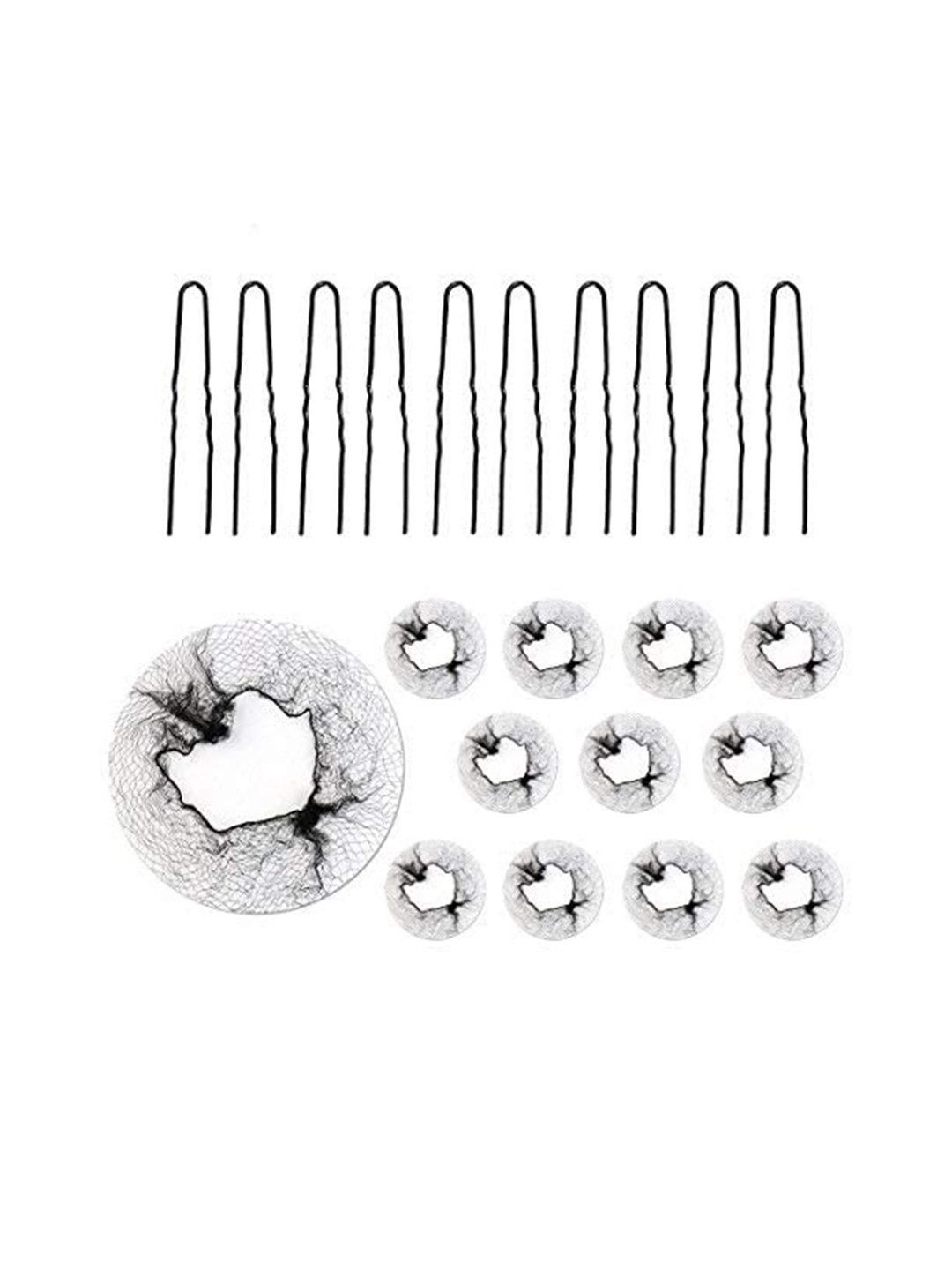 CHRONEX Women Set of 10 Pin & 12 Nets