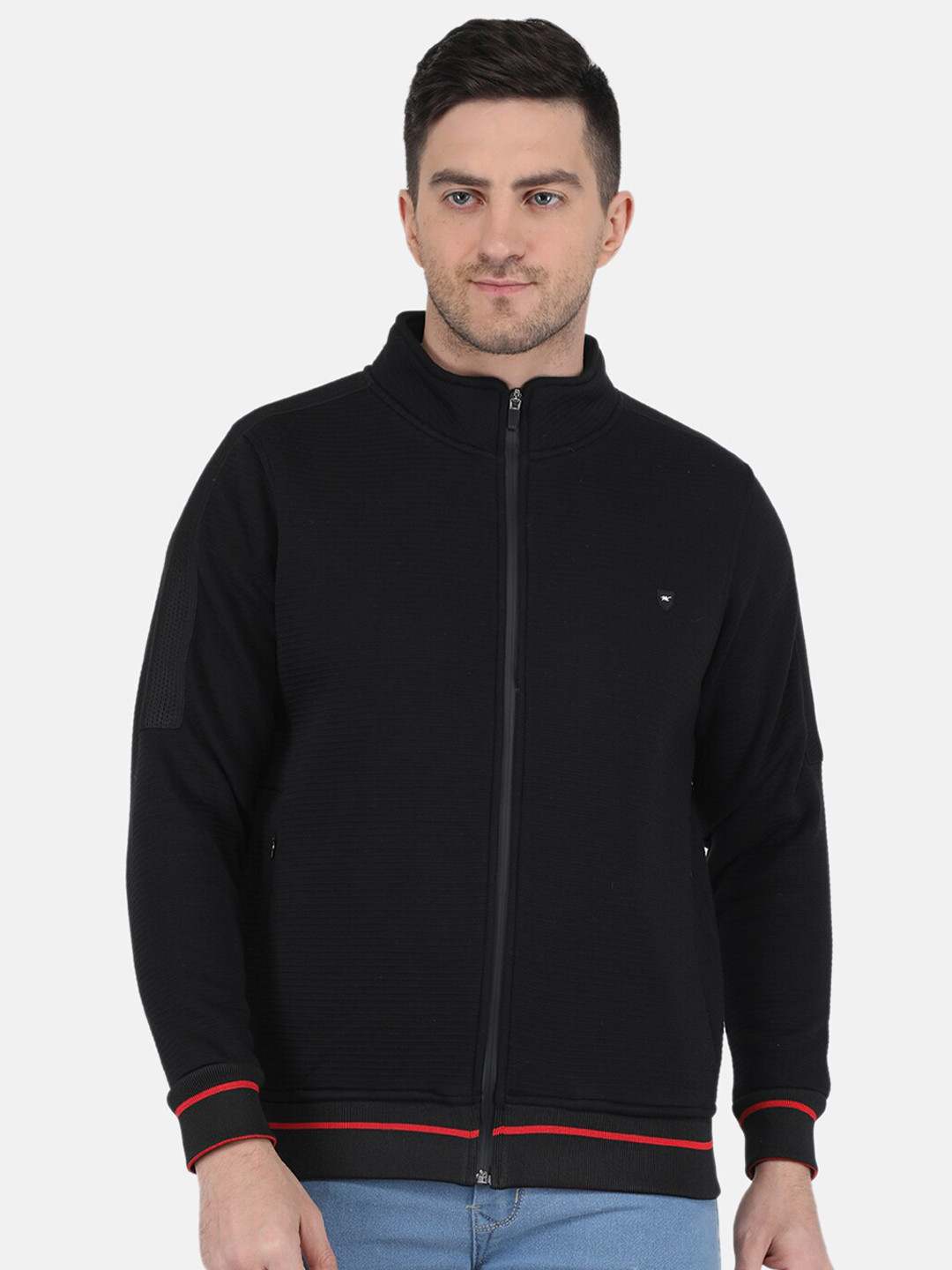 Monte Carlo Front-Open Cotton Sweatshirt