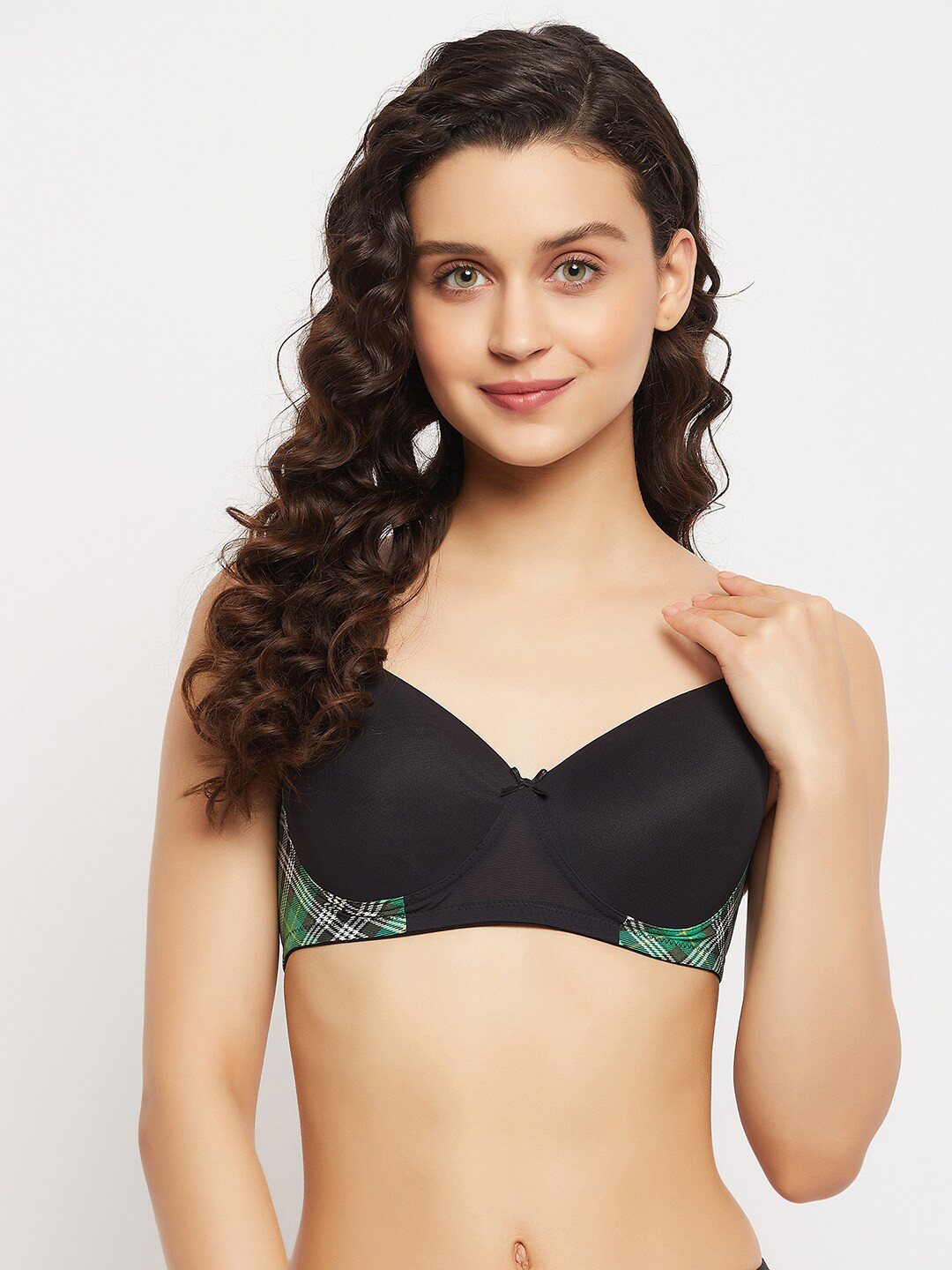 Clovia Padded Non-Wired Full Cup T-shirt Bra