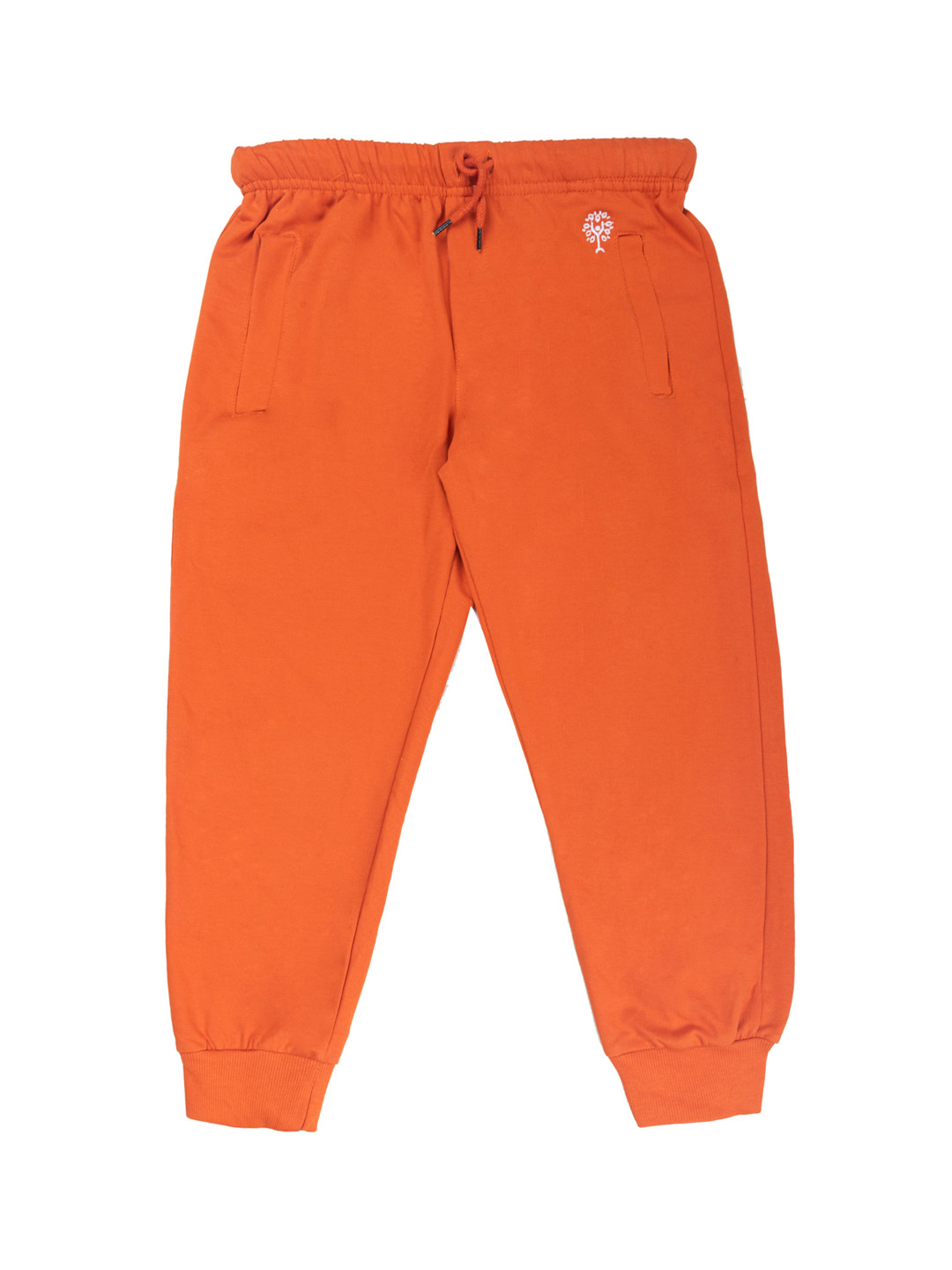 Growing Tree Kids Orange Biowash Anti Microbial Cotton Lounge Pants
