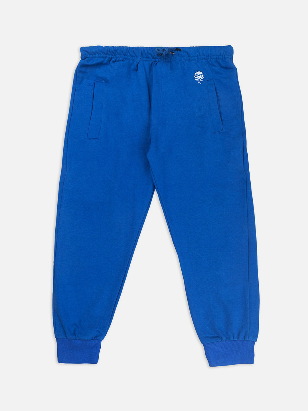 Growing Tree Unisex Kids Blue Biowash Anti Microbial Jogger Lounge Pants