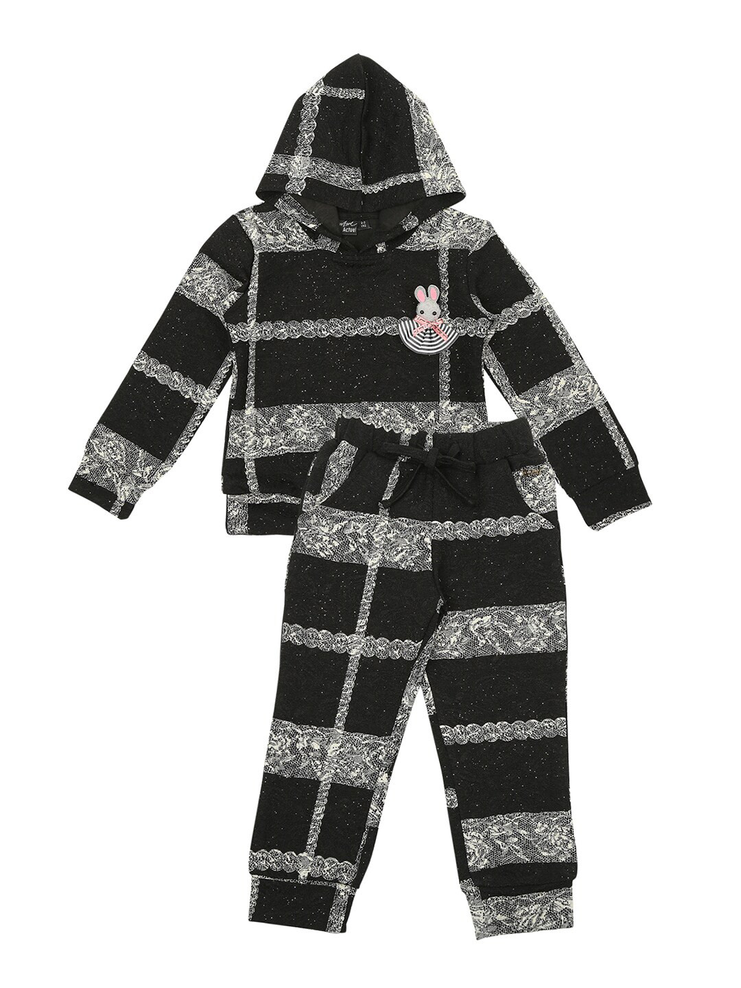 Actuel Girls Checked Top with Pyjamas